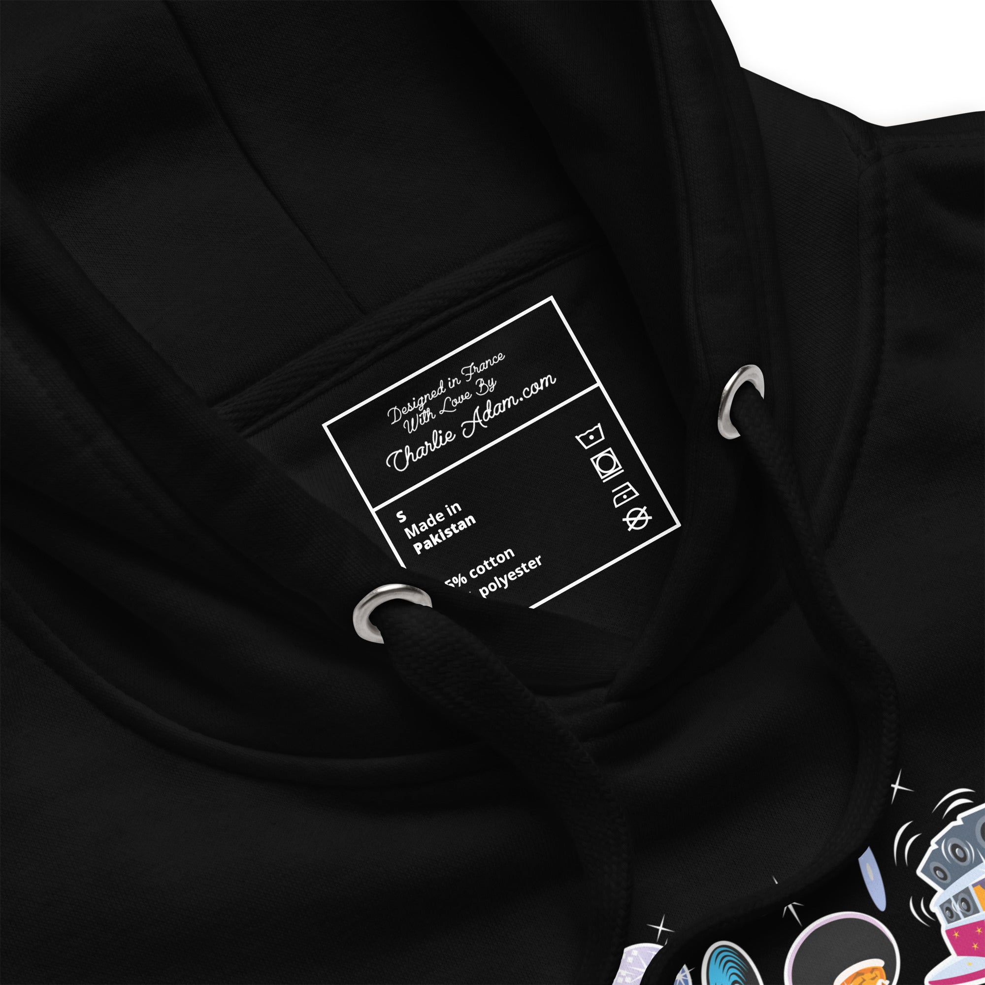 Sweat à capuche unisexe en coton Superboogieman Saves the Party