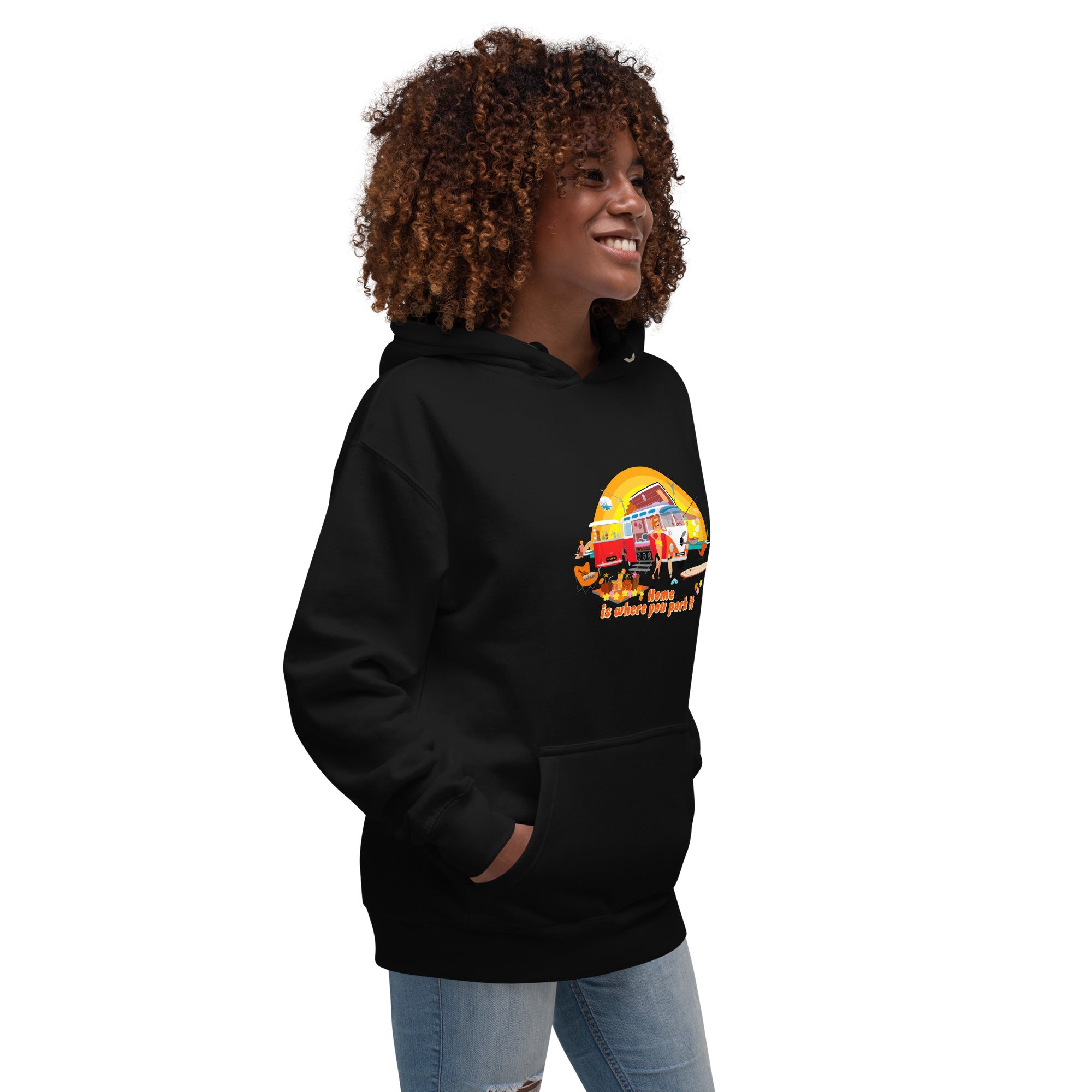 Unisex Cotton Hoodie Ultra Combi Home is where you park it