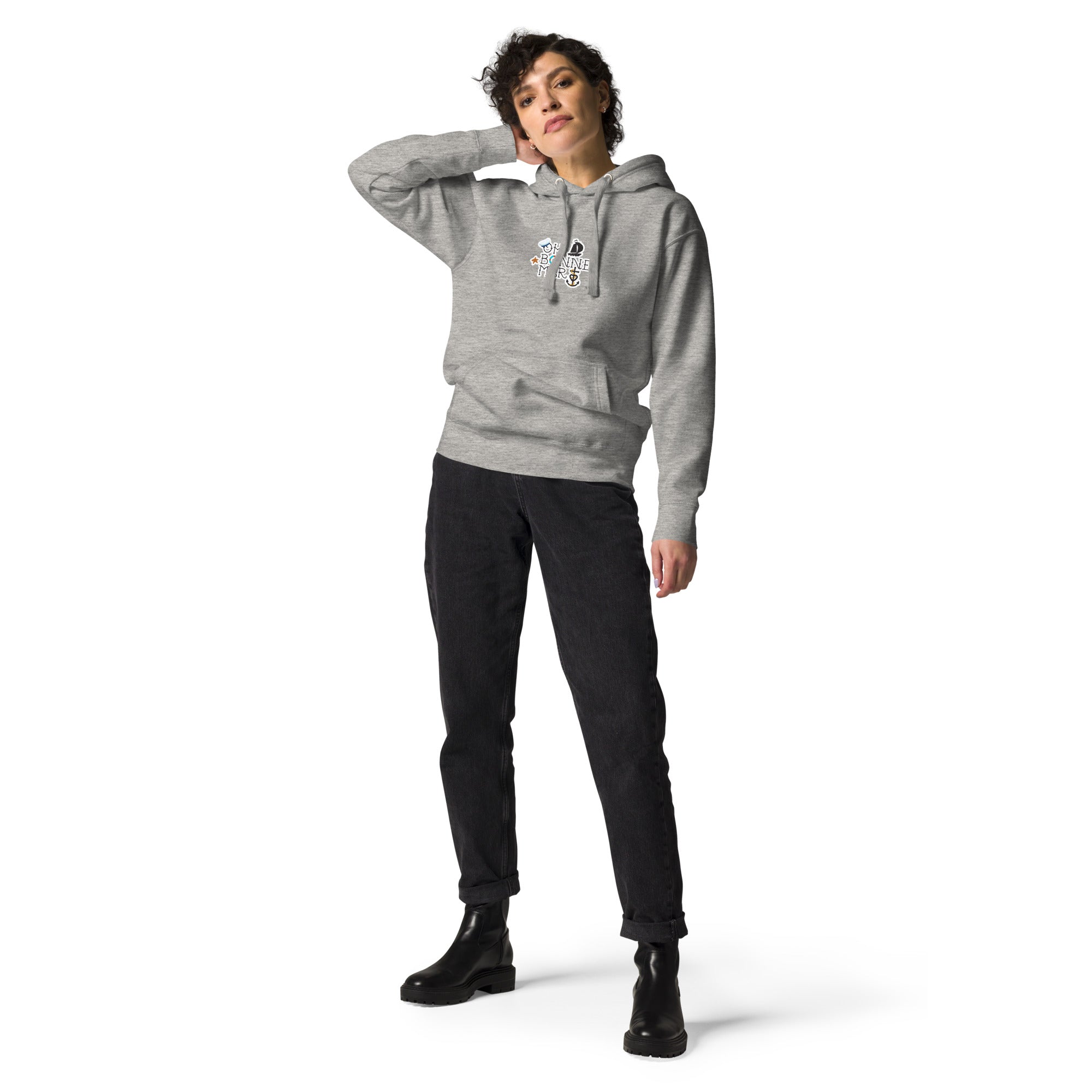 Sweat à capuche unisexe en coton Oh Bonne Mer 3