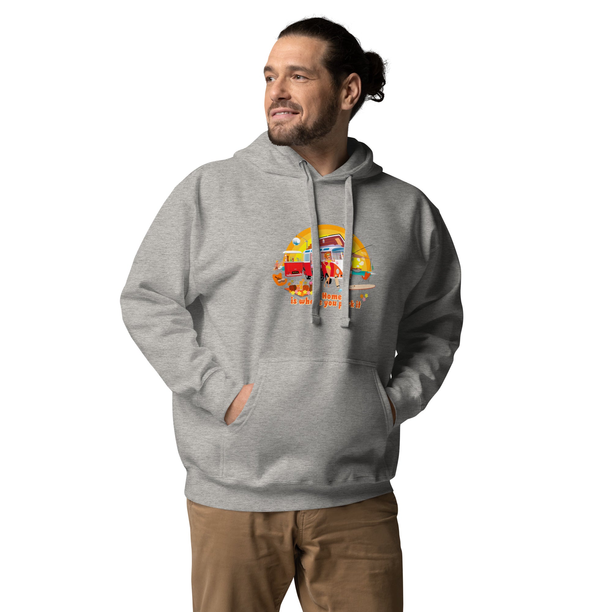 Unisex Cotton Hoodie Ultra Combi Home is where you park it