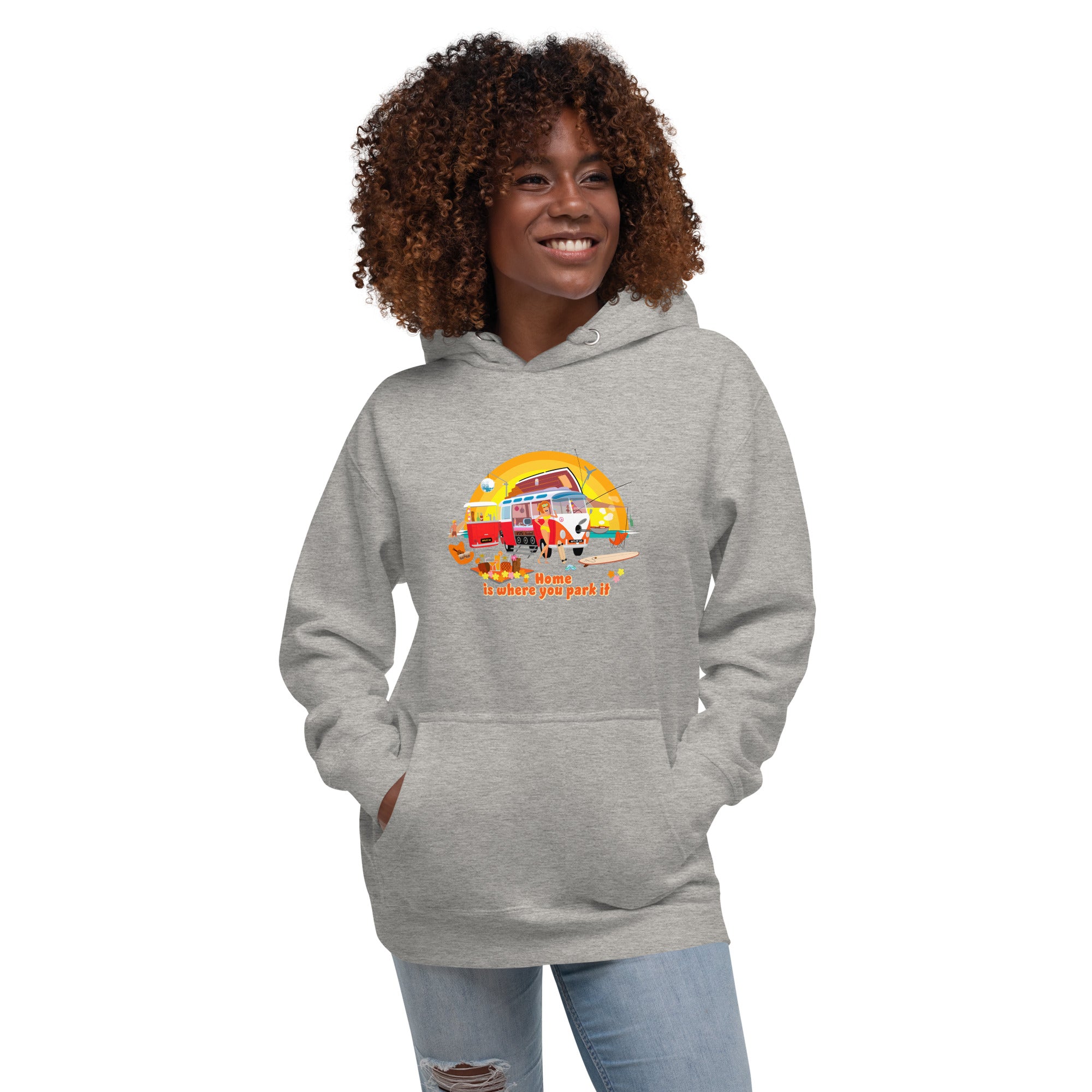 Unisex Cotton Hoodie Ultra Combi Home is where you park it