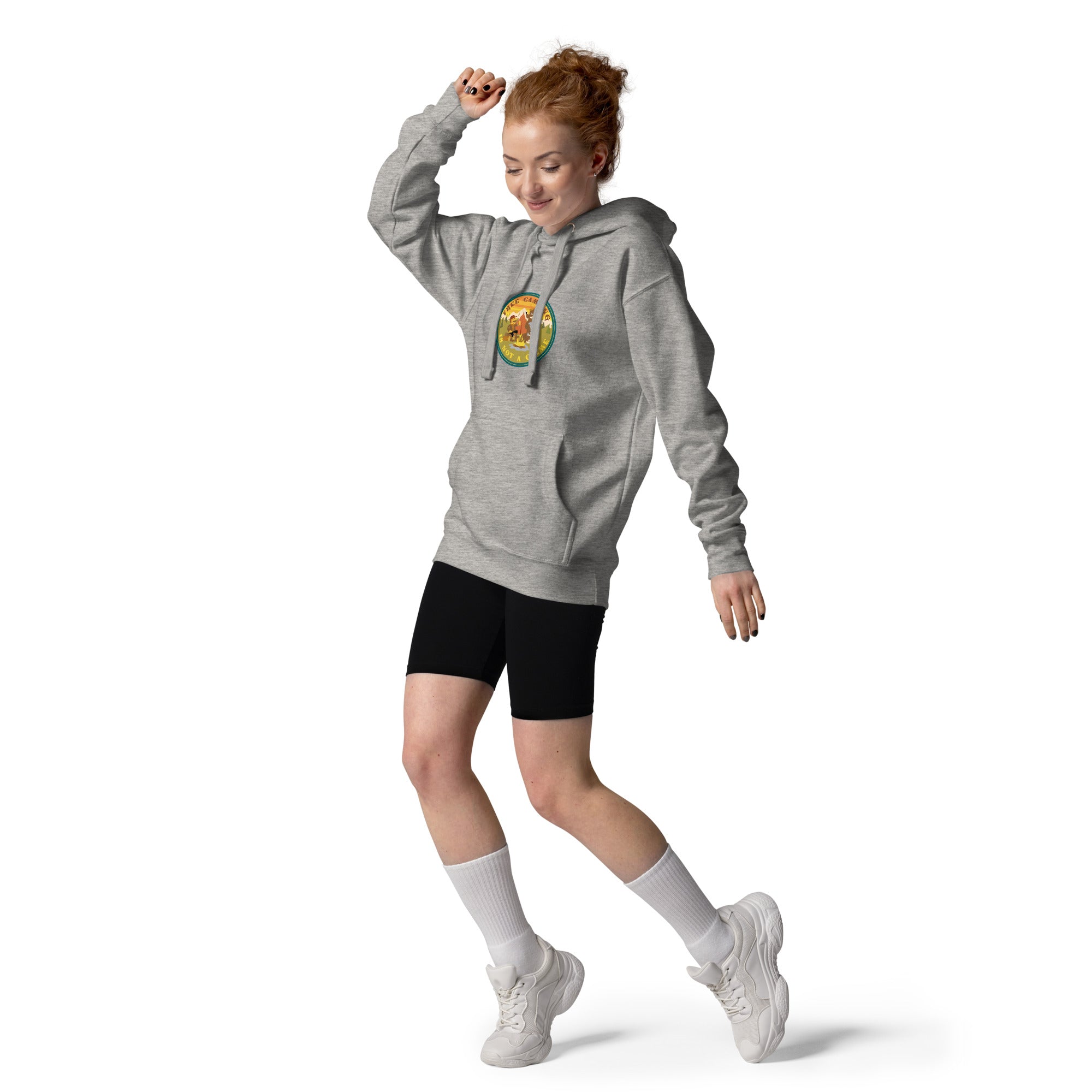 Unisex Cotton Hoodie Free camping is not a crime