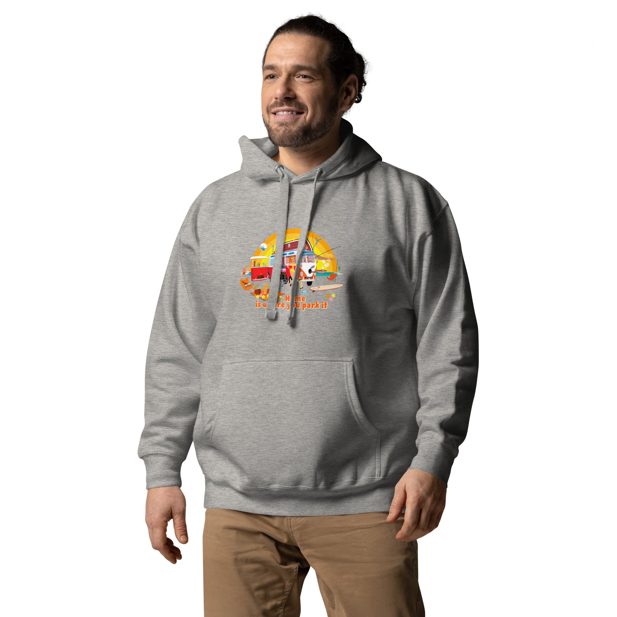 Unisex Cotton Hoodie Ultra Combi Home is where you park it