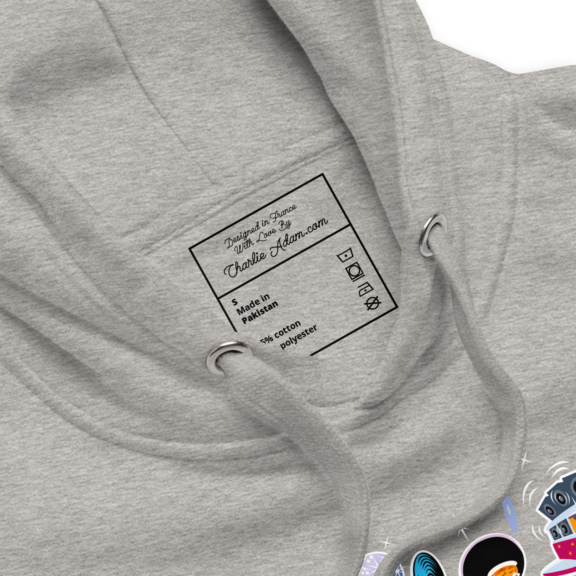 Sweat à capuche unisexe en coton Superboogieman Saves the Party