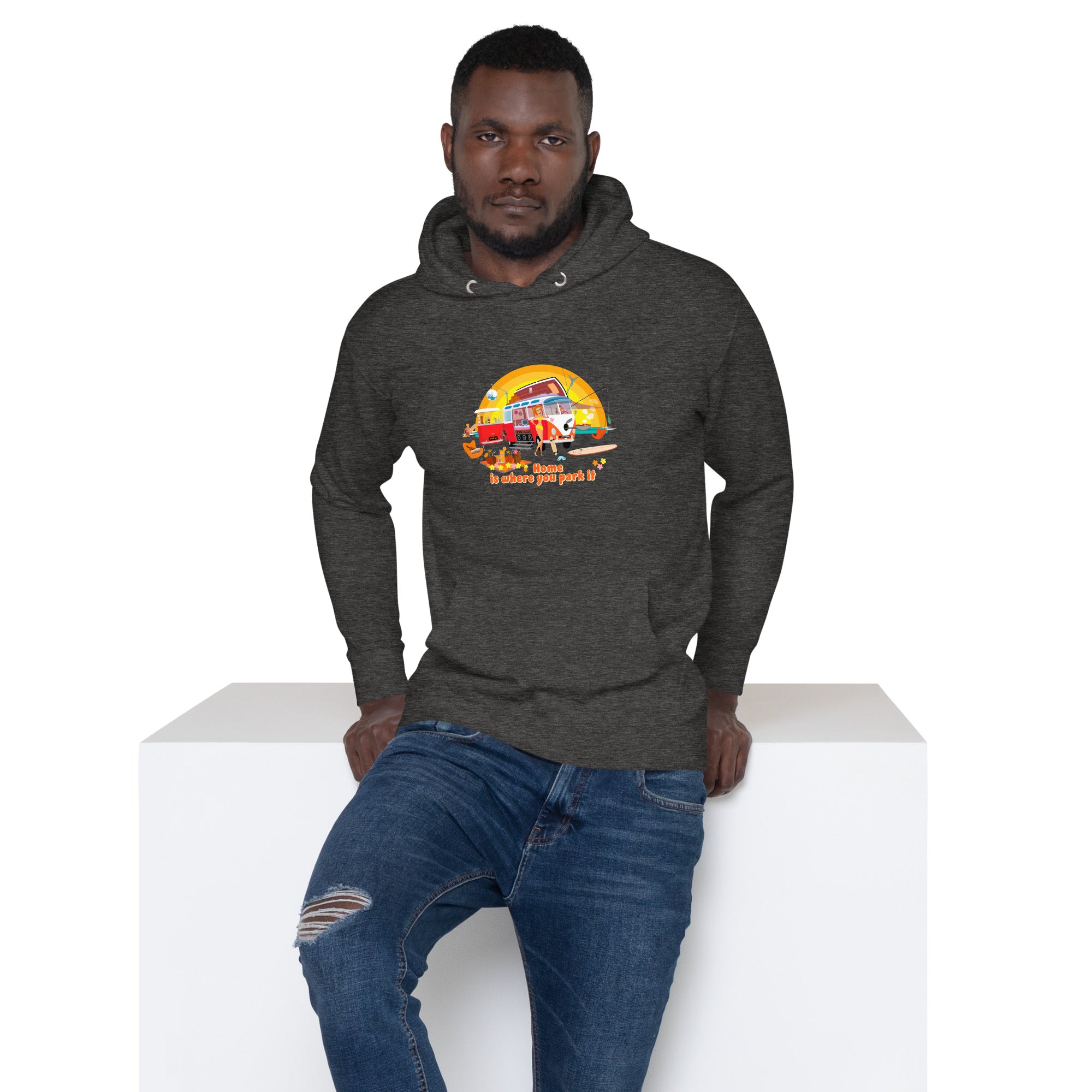 Unisex Cotton Hoodie Ultra Combi Home is where you park it