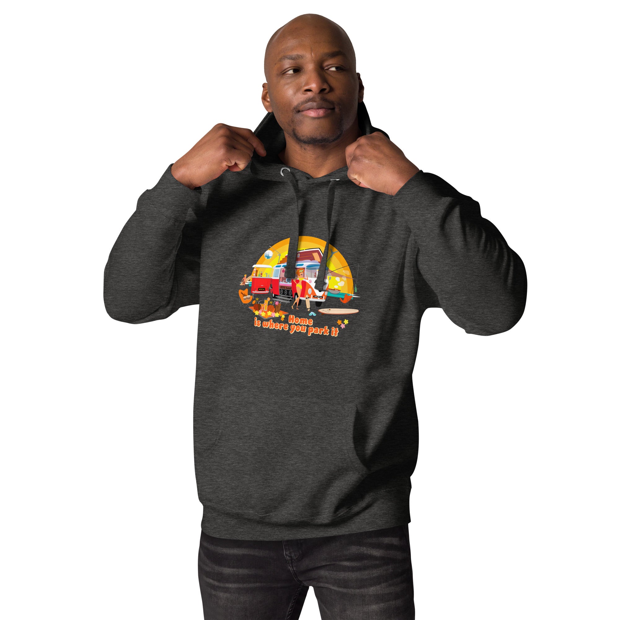 Unisex Cotton Hoodie Ultra Combi Home is where you park it