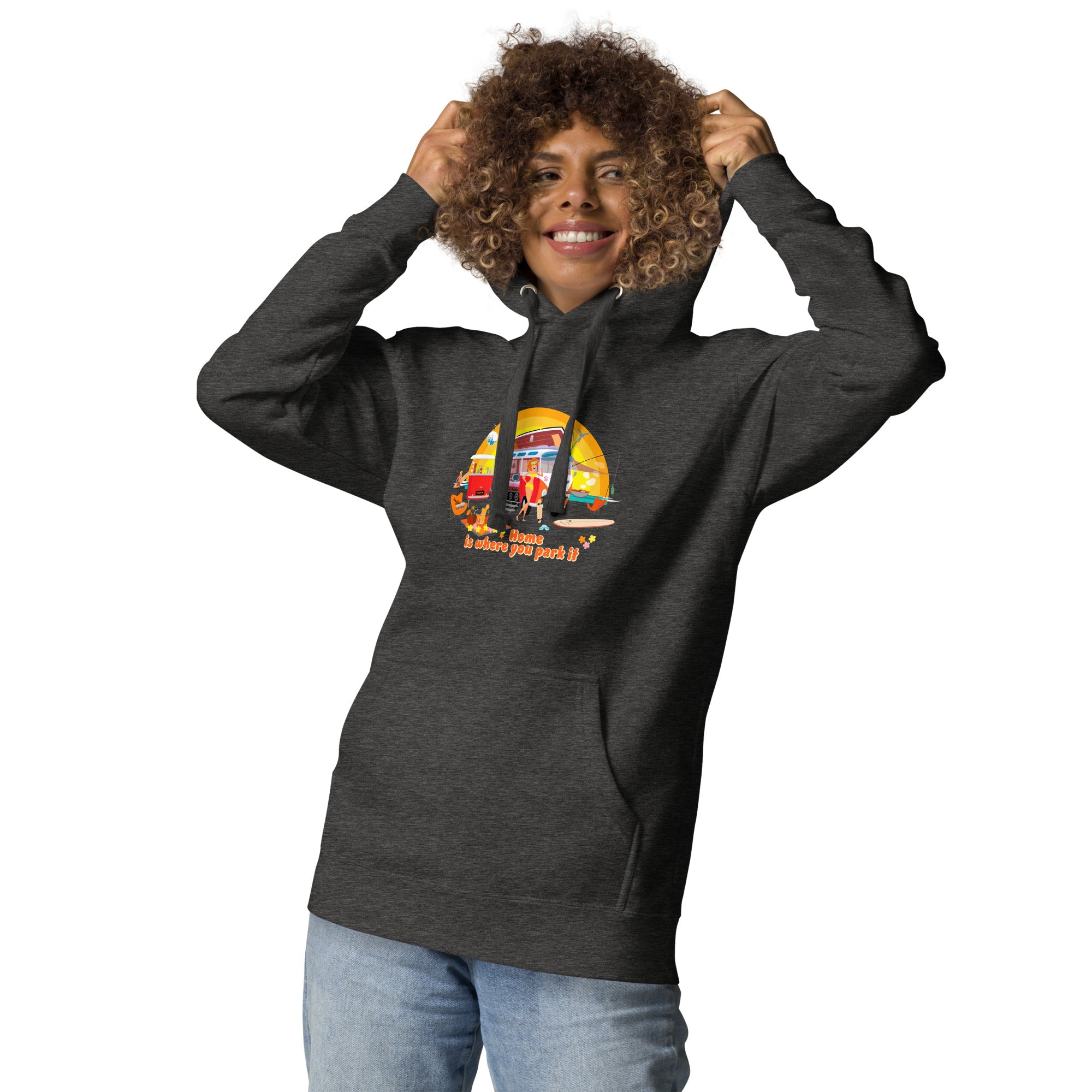 Unisex Cotton Hoodie Ultra Combi Home is where you park it