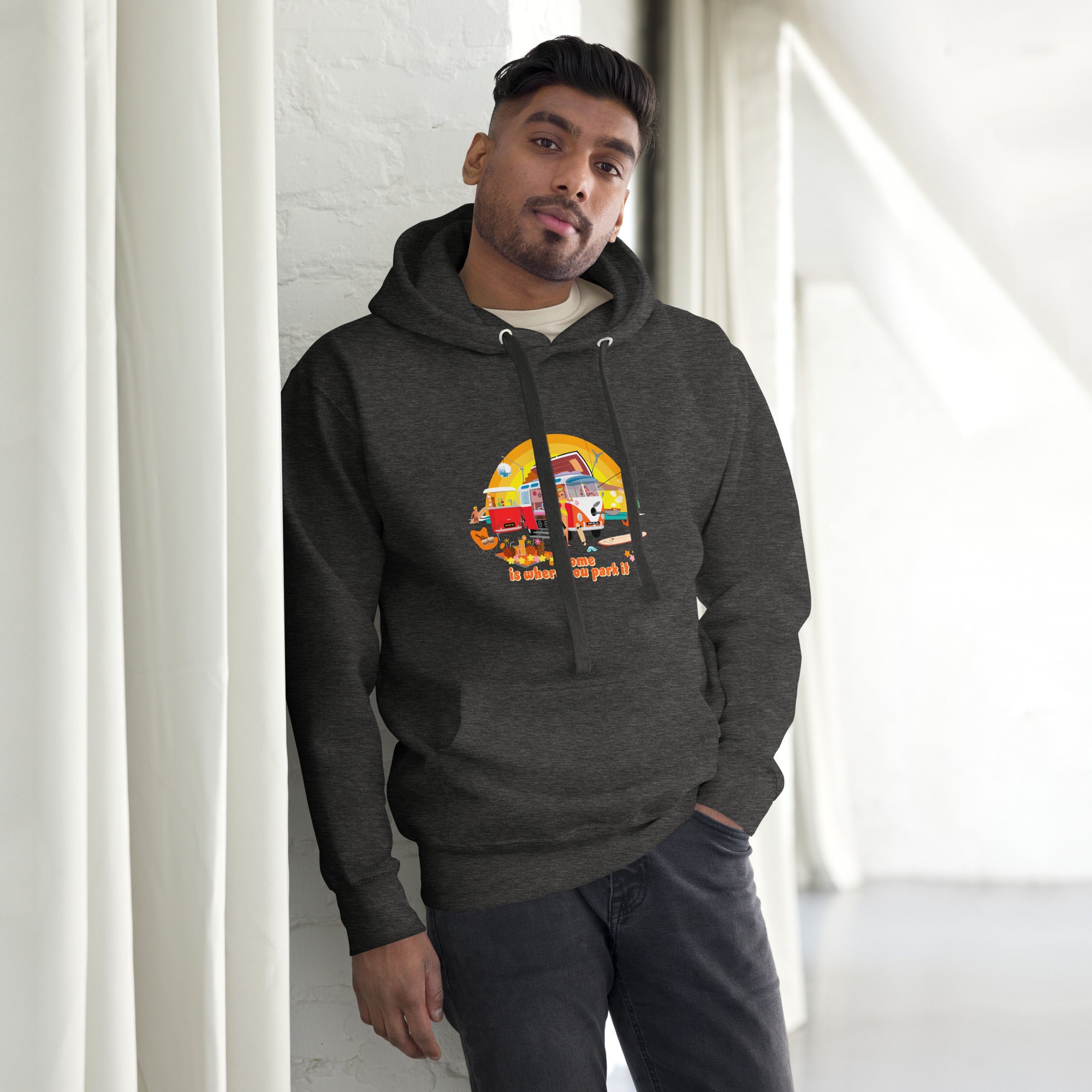 Unisex Cotton Hoodie Ultra Combi Home is where you park it