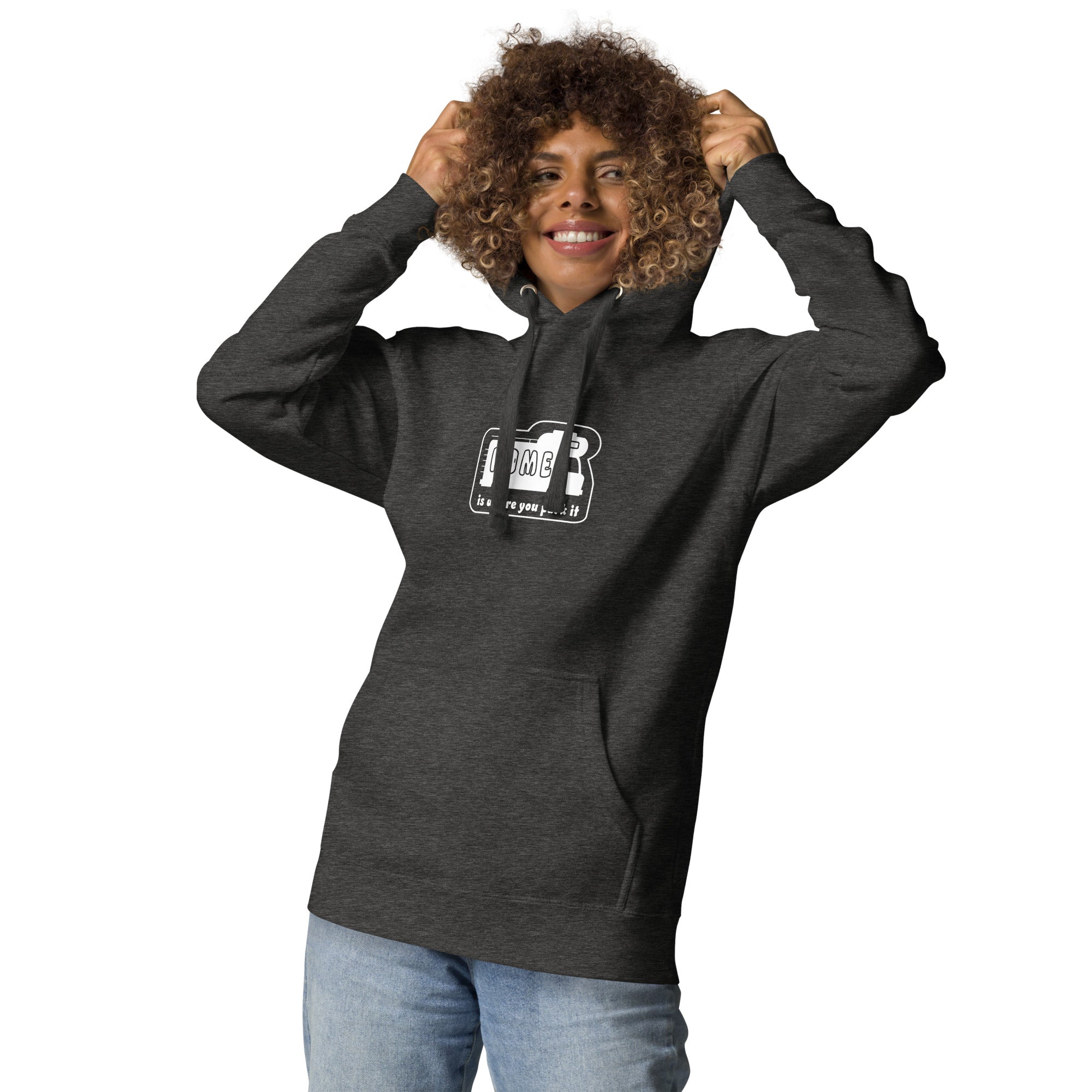 Unisex Cotton Hoodie White Camper Van Home is where you park it