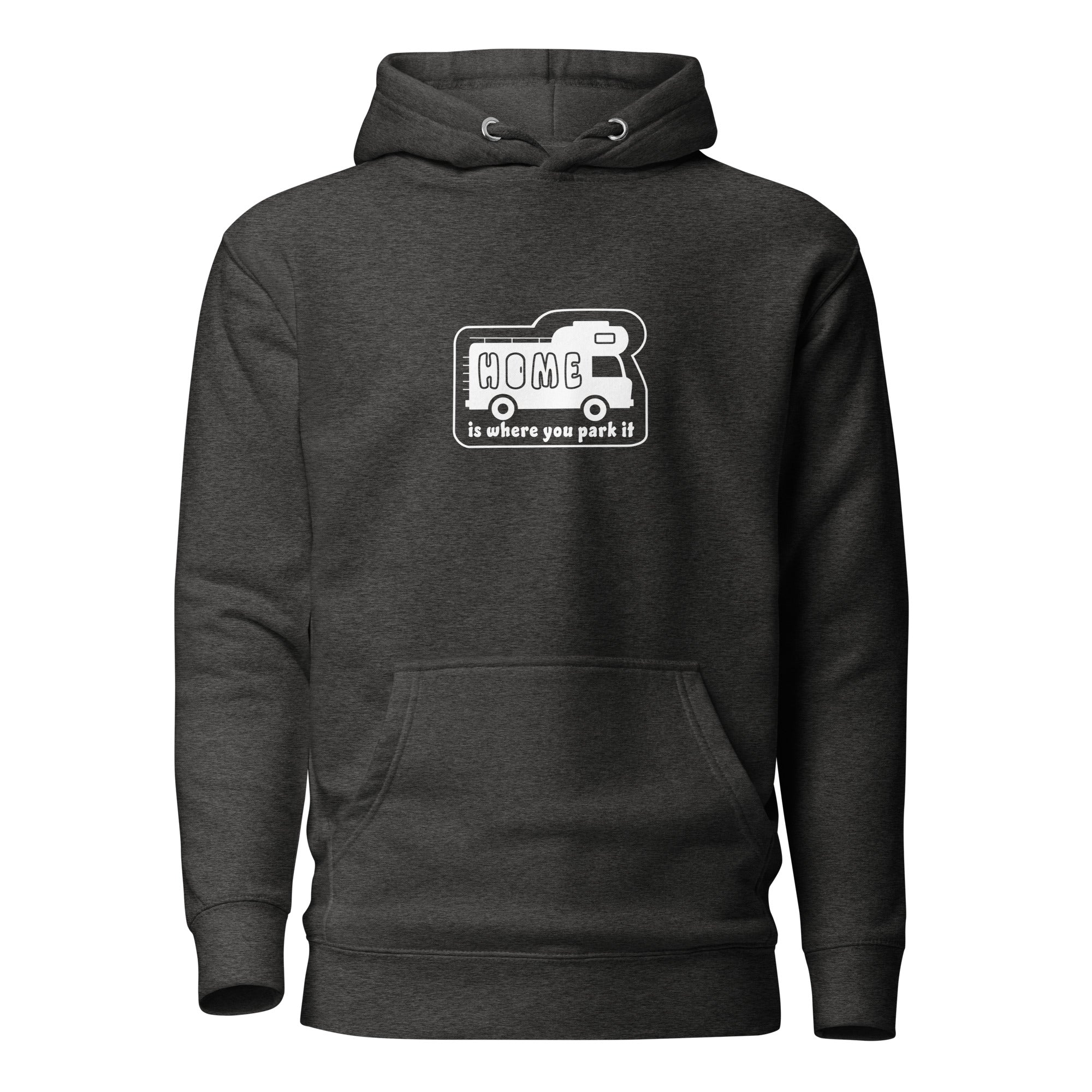 Unisex Cotton Hoodie White Camper Van Home is where you park it