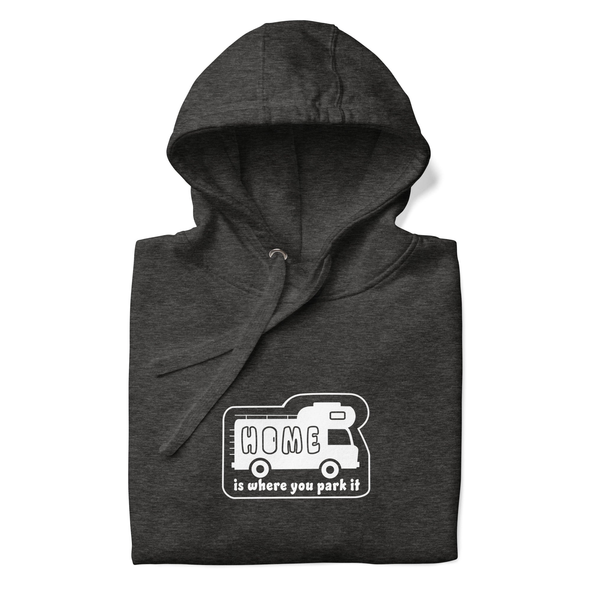 Unisex Cotton Hoodie White Camper Van Home is where you park it