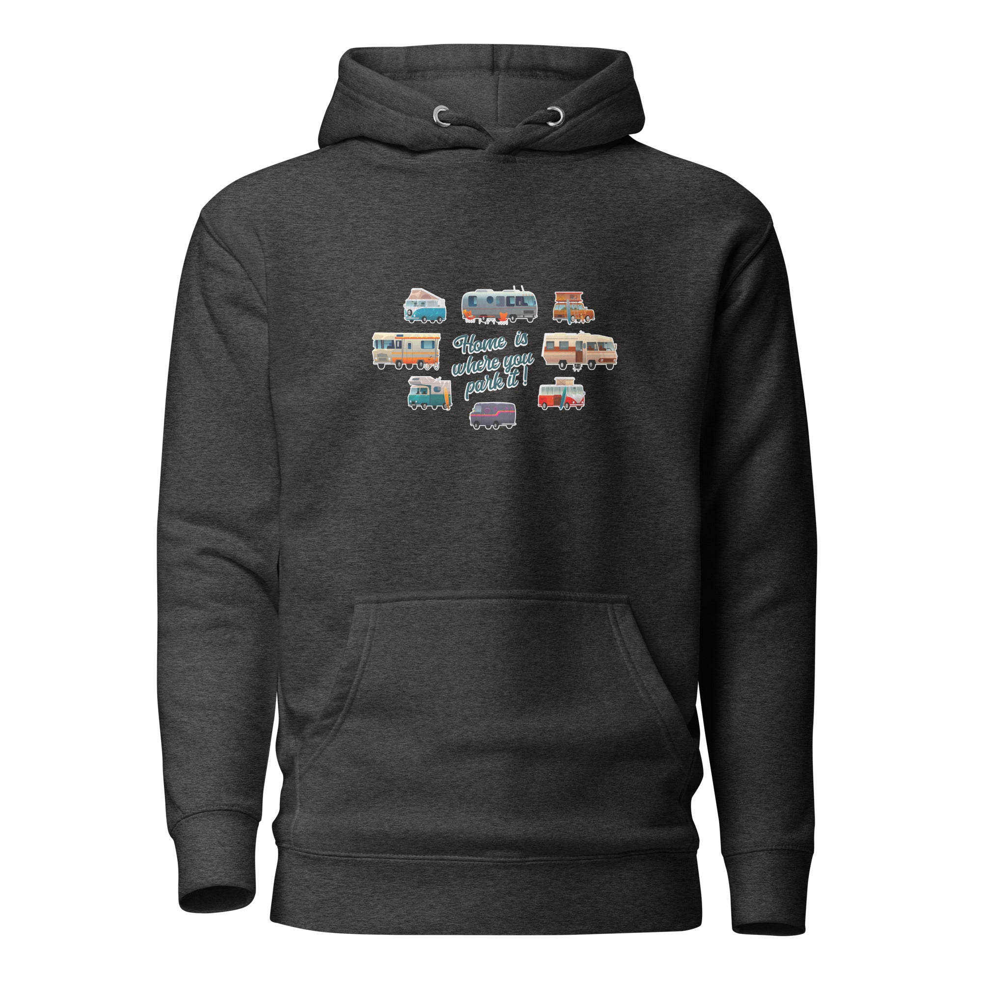 Unisex Cotton Hoodie Square Vintage Campers