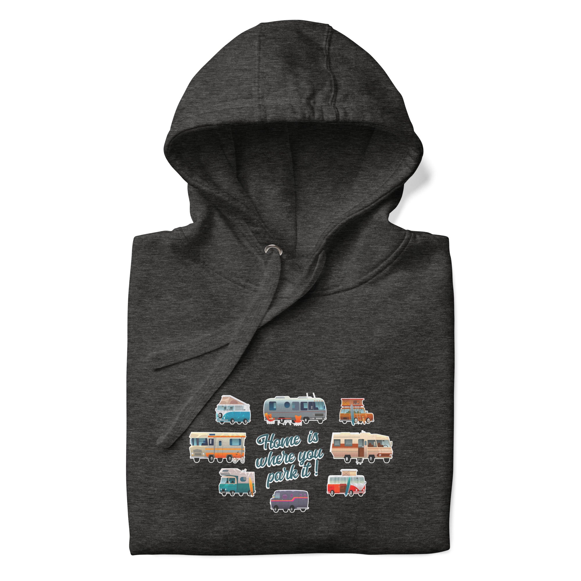 Unisex Cotton Hoodie Square Vintage Campers