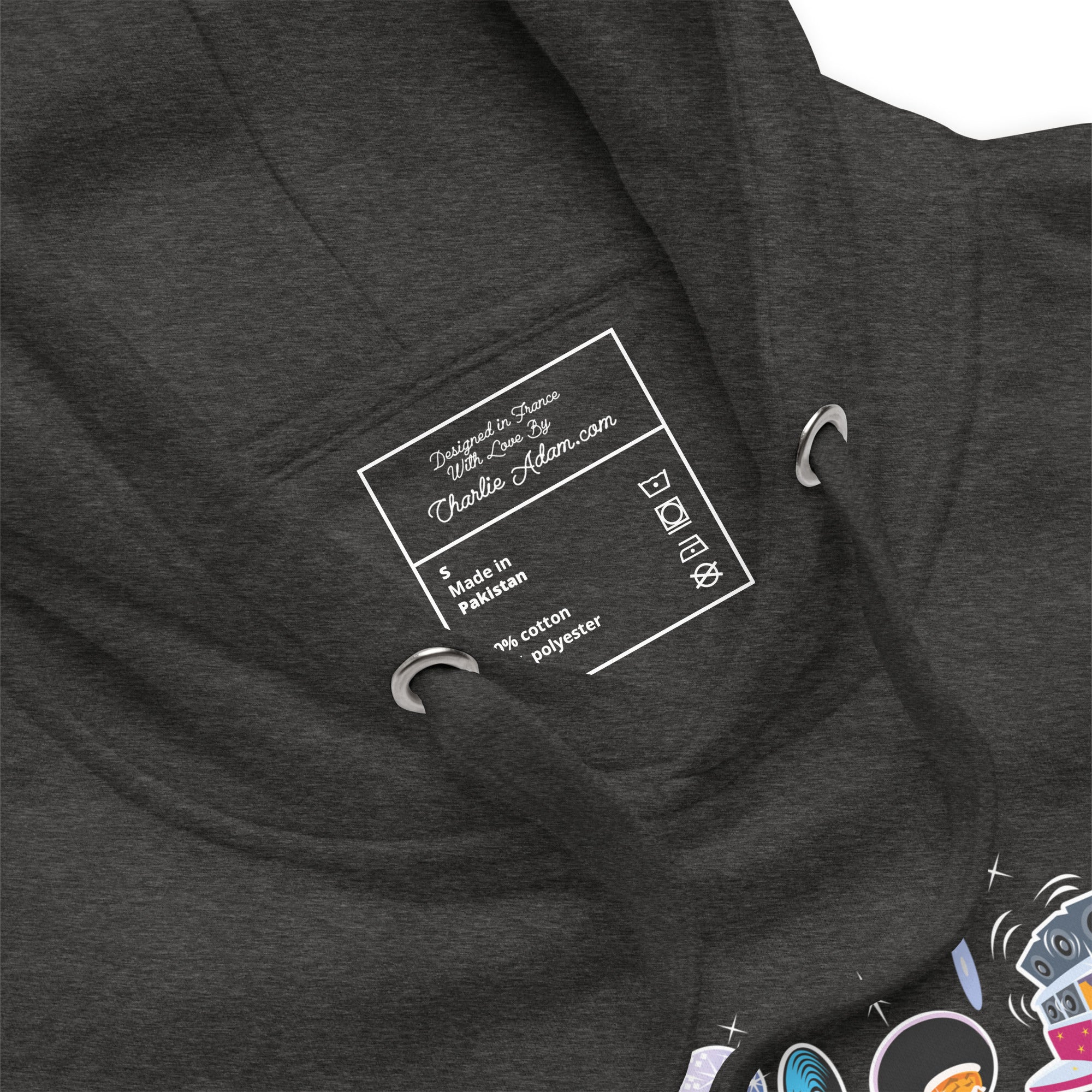 Sweat à capuche unisexe en coton Superboogieman Saves the Party