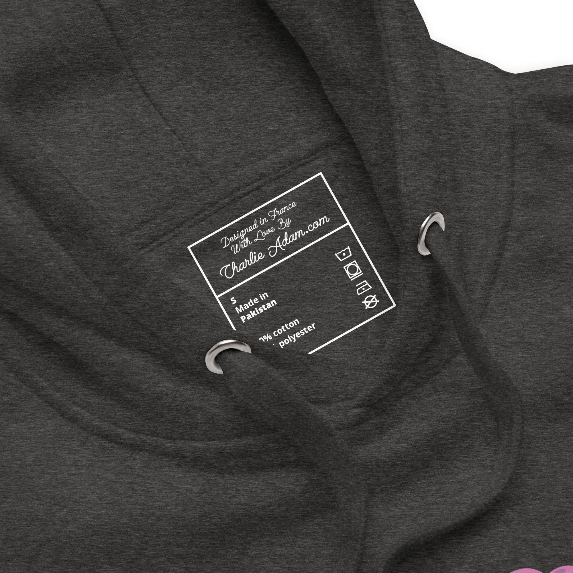 Unisex Cotton Hoodie Octopus Purple