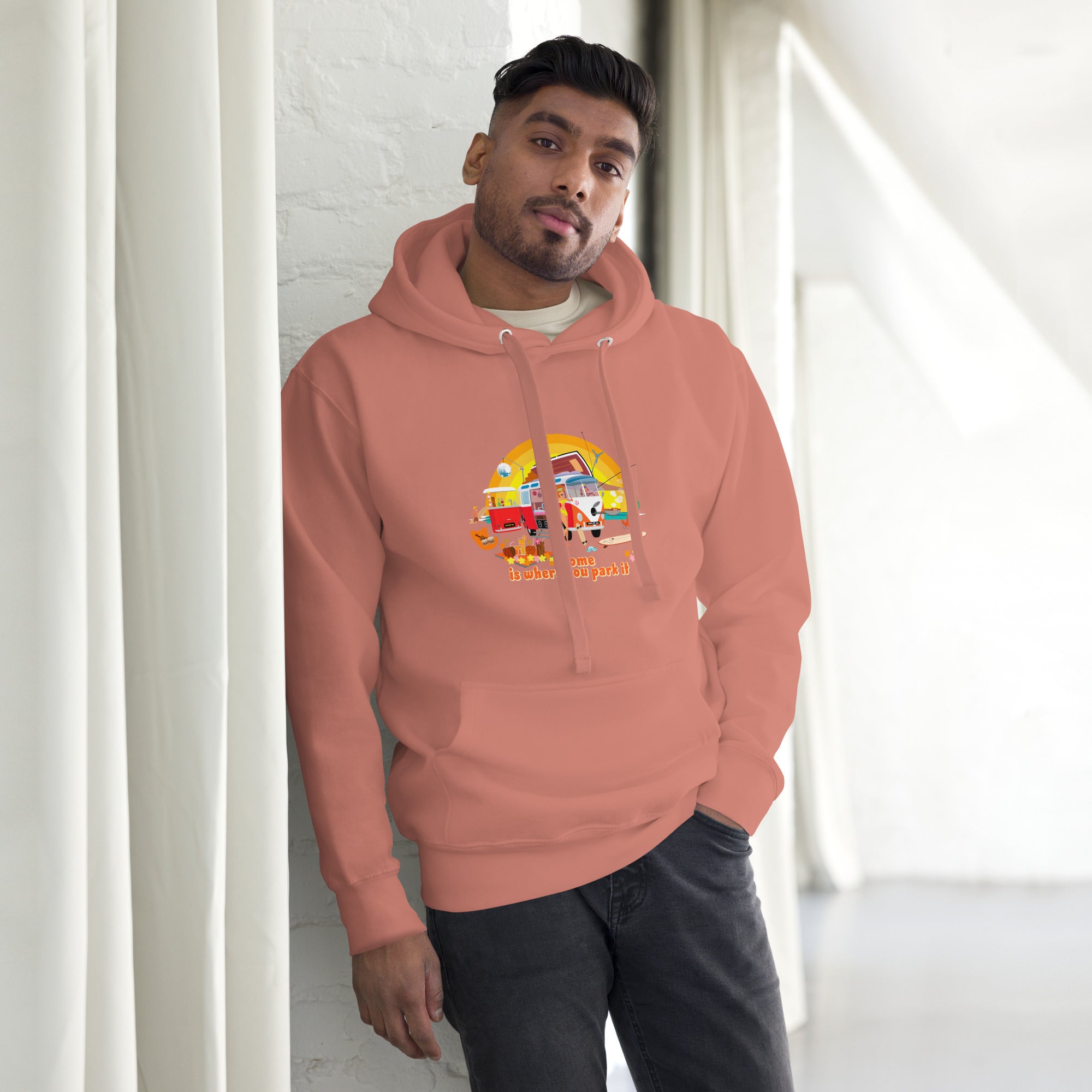 Unisex Cotton Hoodie Ultra Combi Home is where you park it
