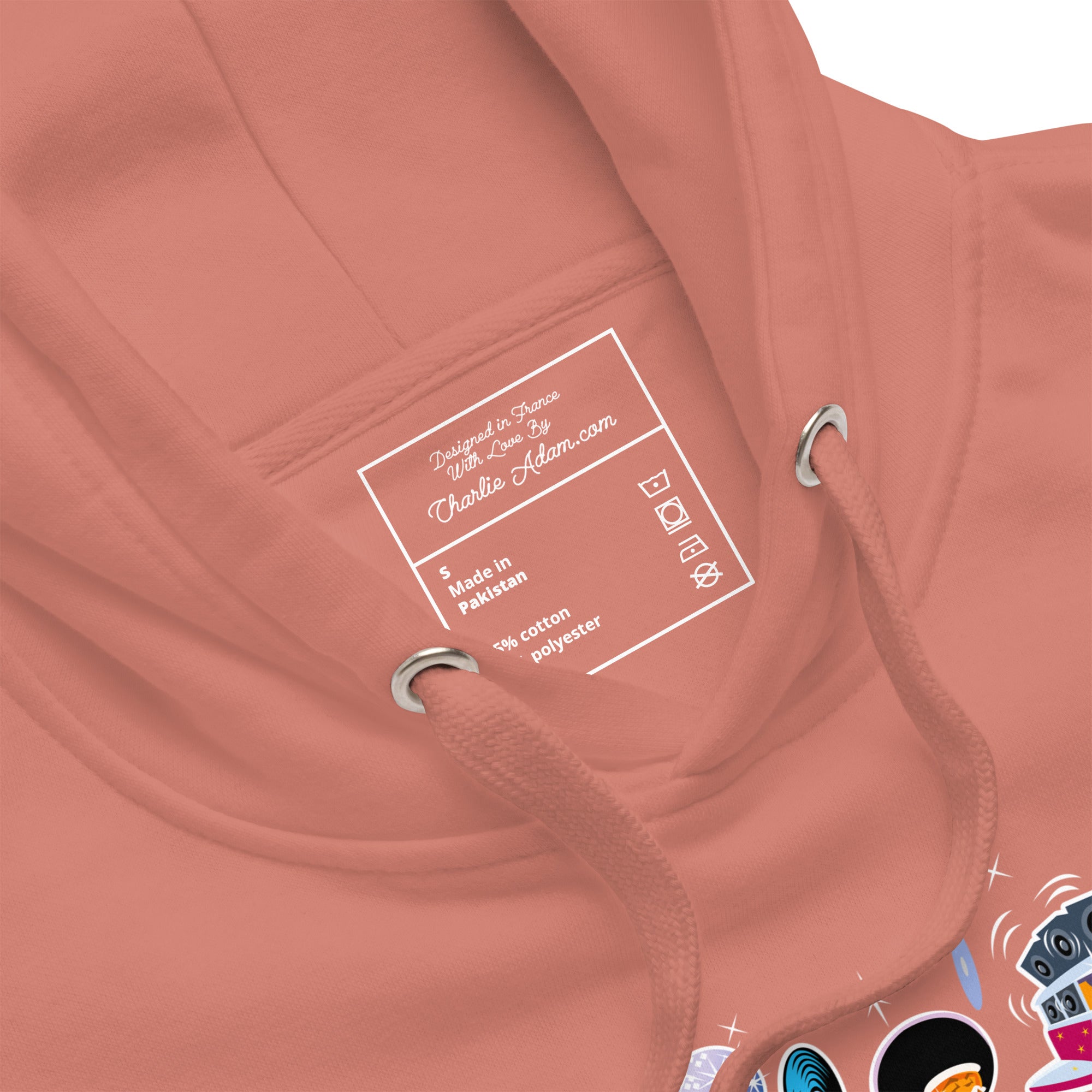 Sweat à capuche unisexe en coton Superboogieman Saves the Party