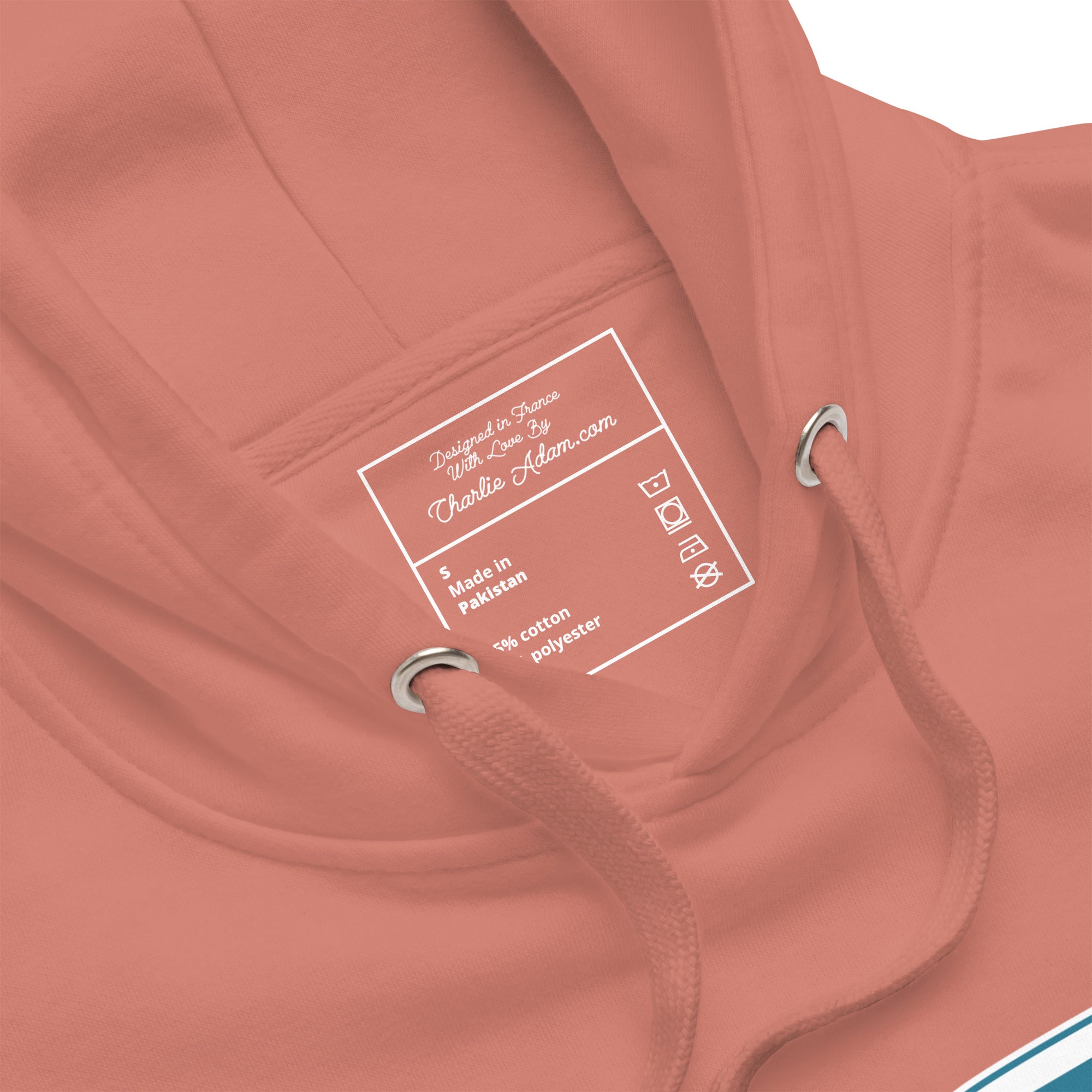 Unisex Cotton Hoodie Blue Camper Van Home is where you park it