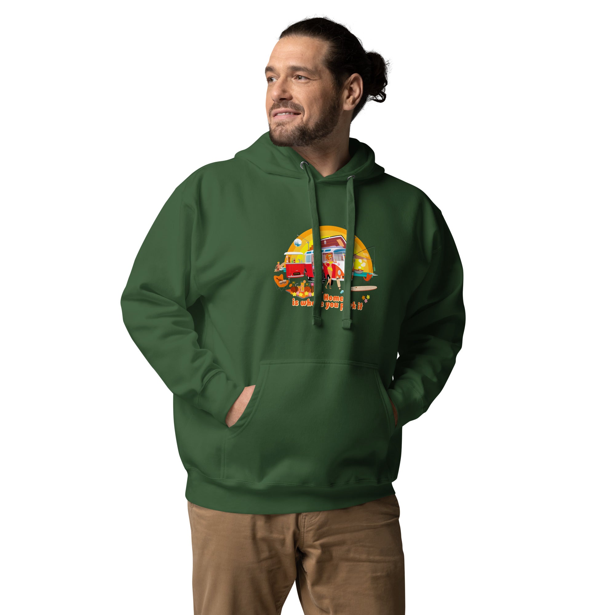 Unisex Cotton Hoodie Ultra Combi Home is where you park it