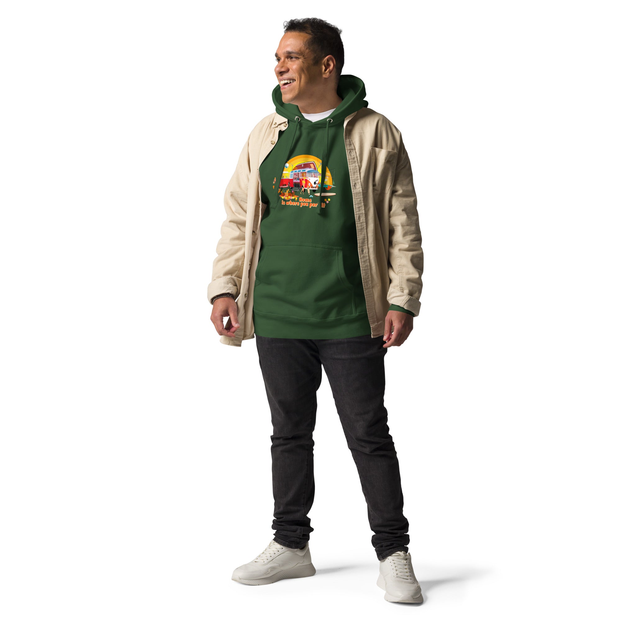 Unisex Cotton Hoodie Ultra Combi Home is where you park it