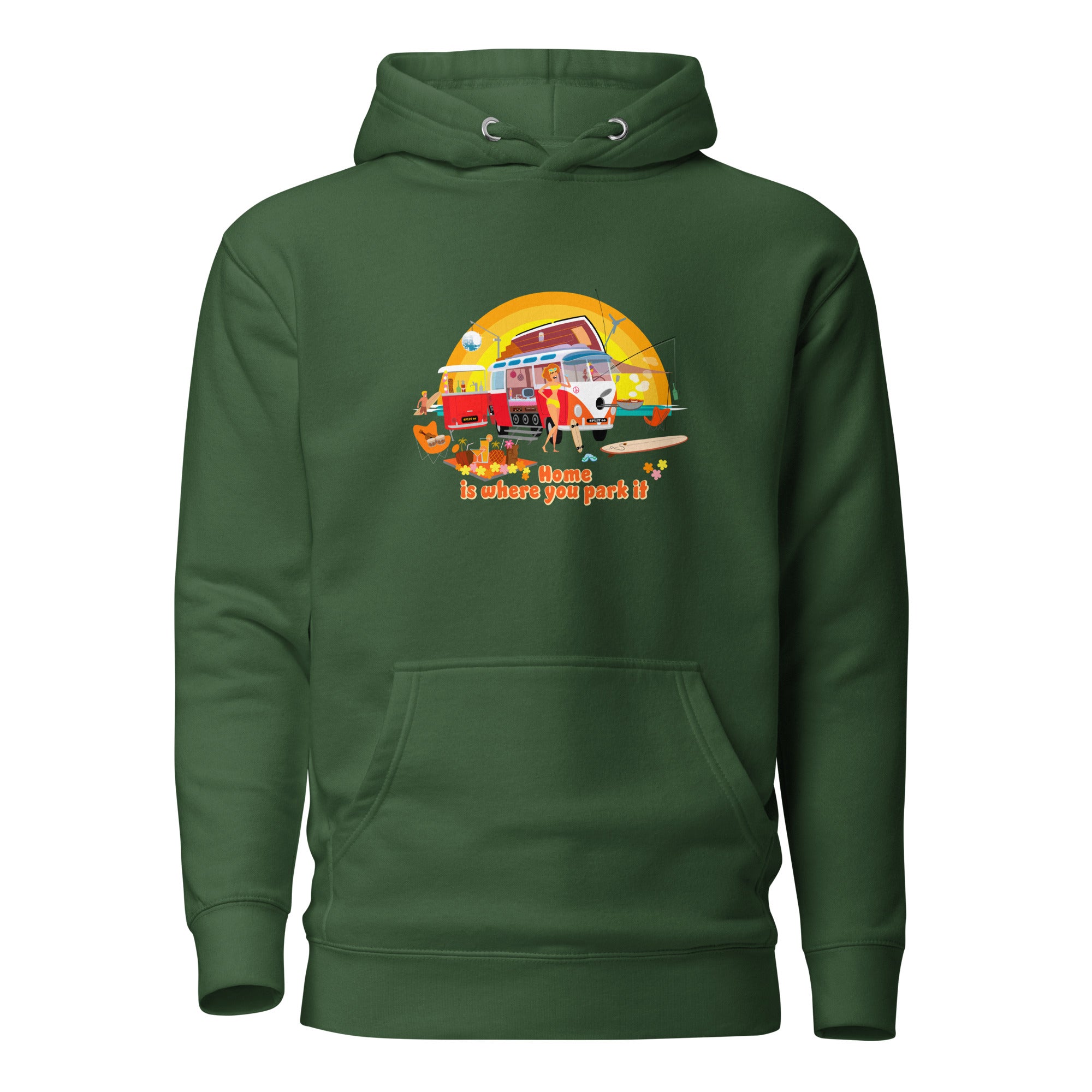 Unisex Cotton Hoodie Ultra Combi Home is where you park it