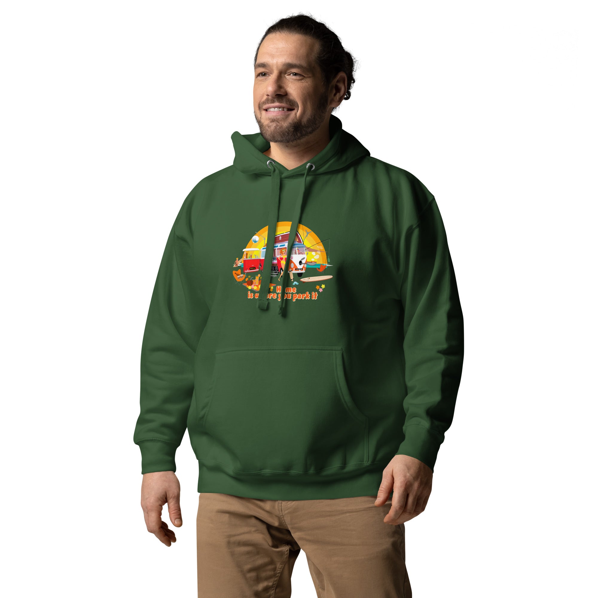 Unisex Cotton Hoodie Ultra Combi Home is where you park it