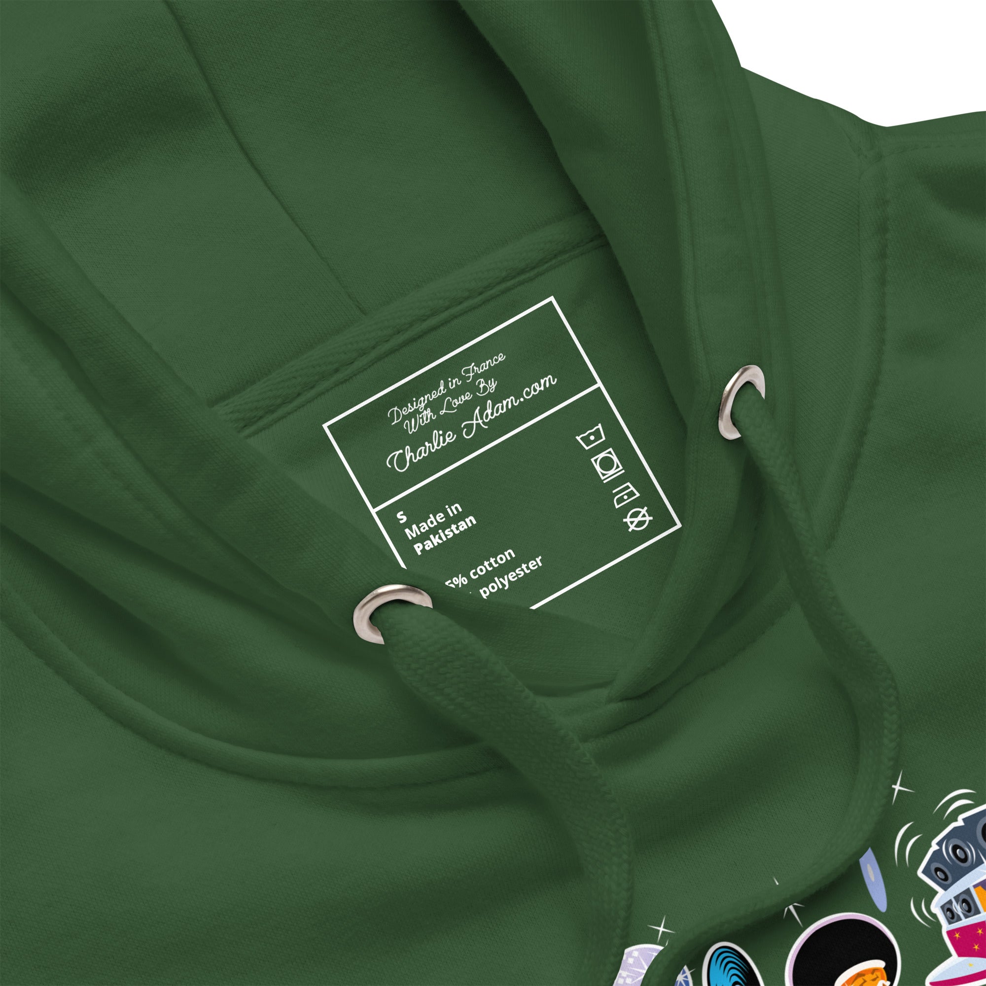 Sweat à capuche unisexe en coton Superboogieman Saves the Party