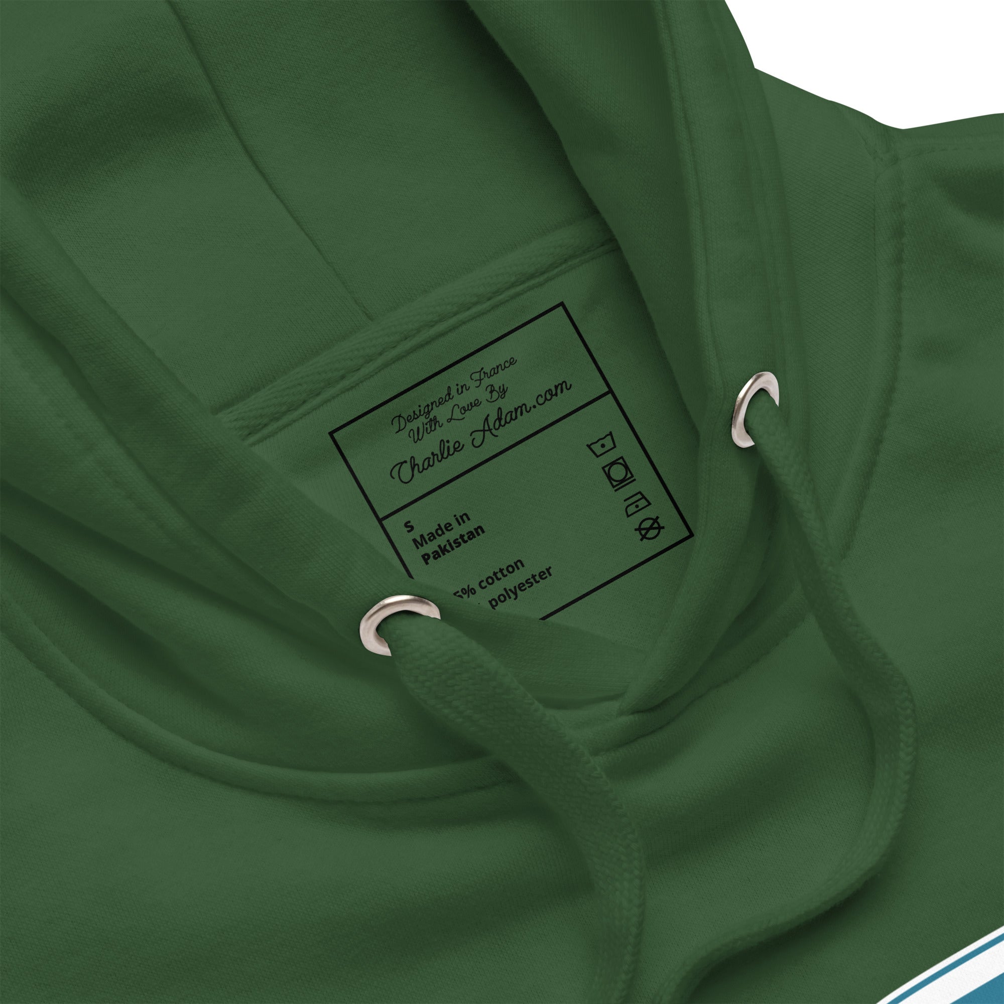 Unisex Cotton Hoodie Blue Camper Van Home is where you park it