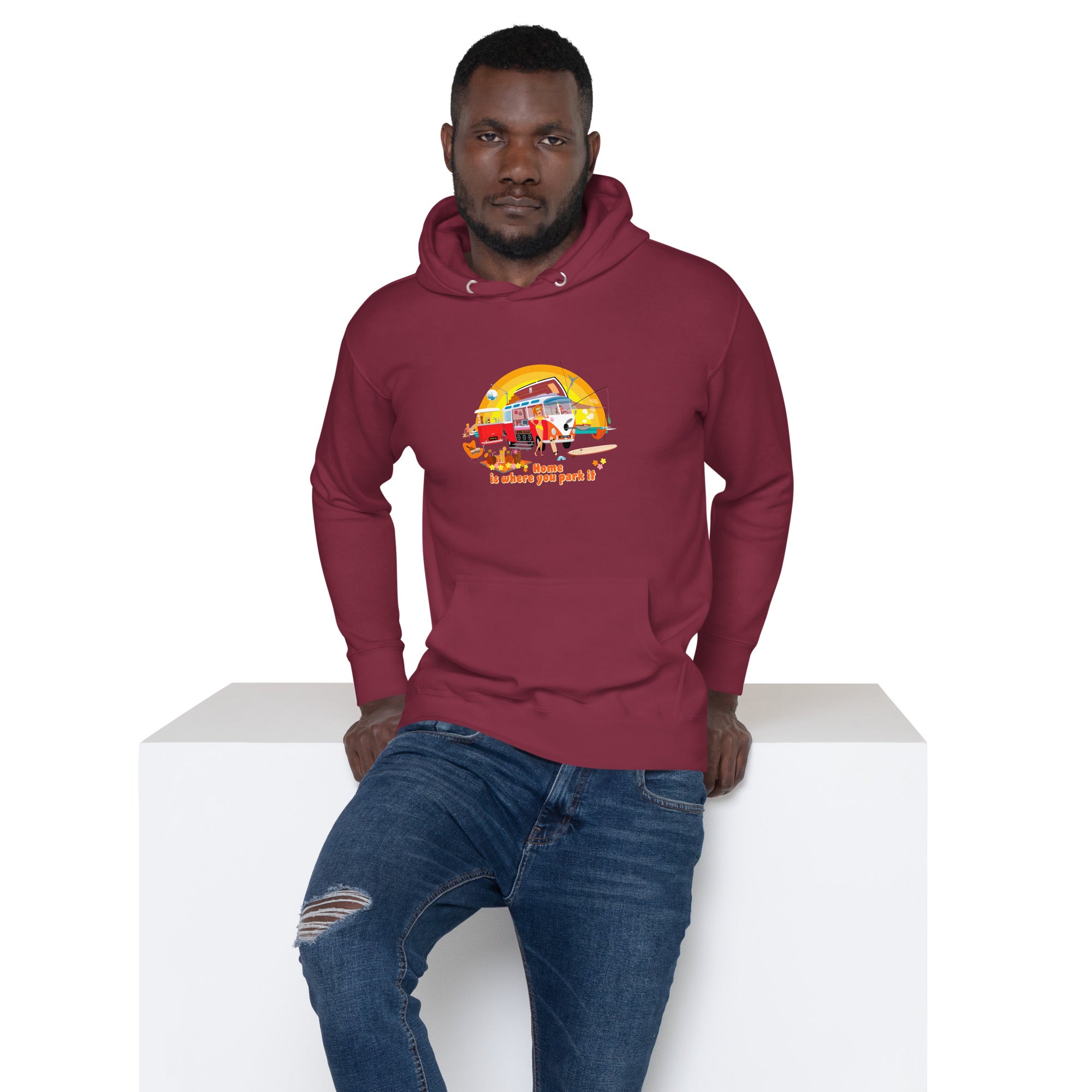 Unisex Cotton Hoodie Ultra Combi Home is where you park it