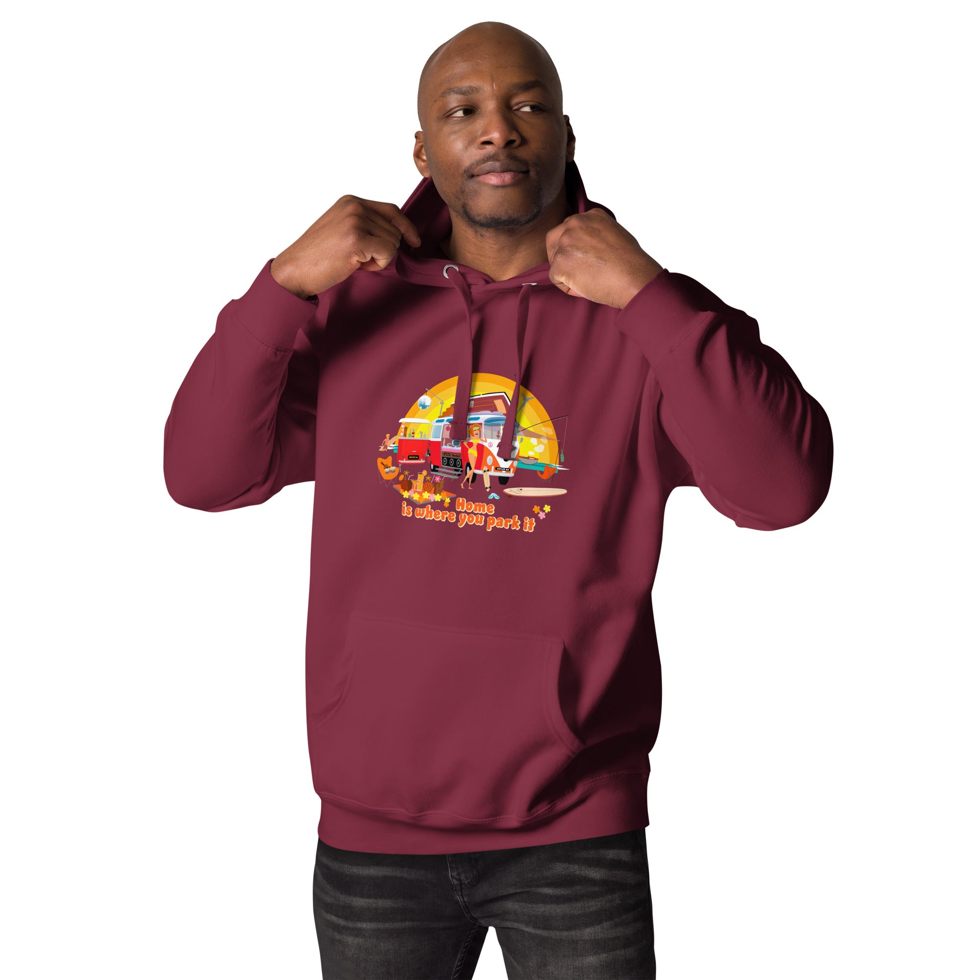 Unisex Cotton Hoodie Ultra Combi Home is where you park it
