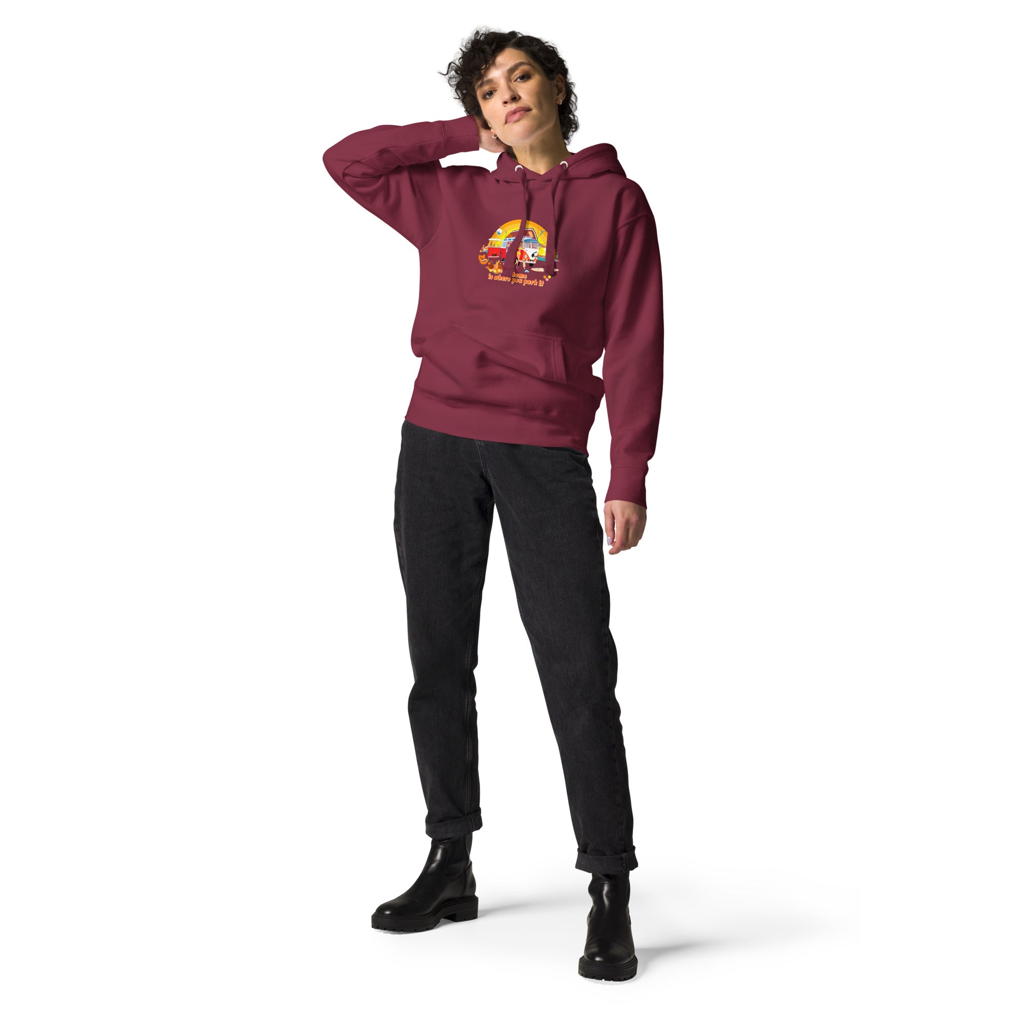 Unisex Cotton Hoodie Ultra Combi Home is where you park it