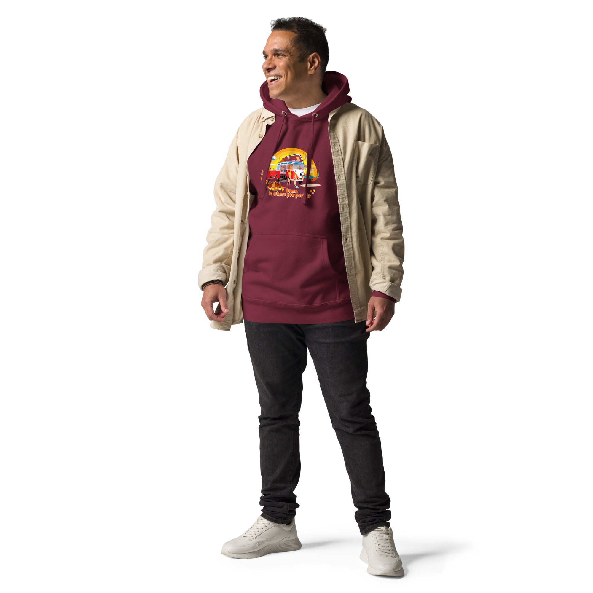 Unisex Cotton Hoodie Ultra Combi Home is where you park it