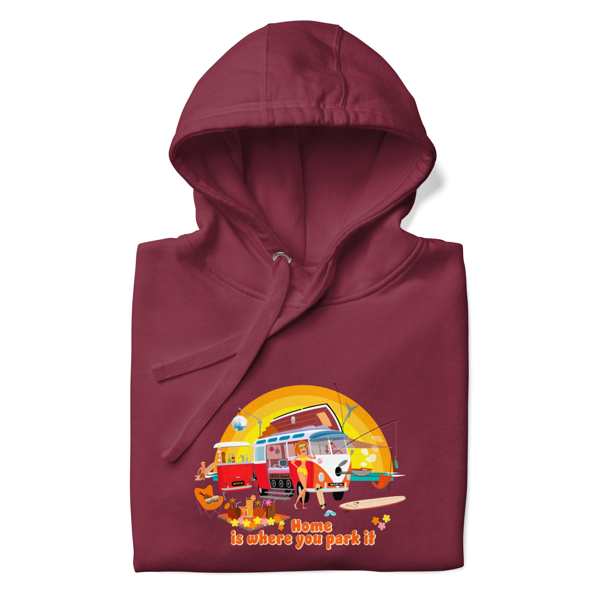 Unisex Cotton Hoodie Ultra Combi Home is where you park it