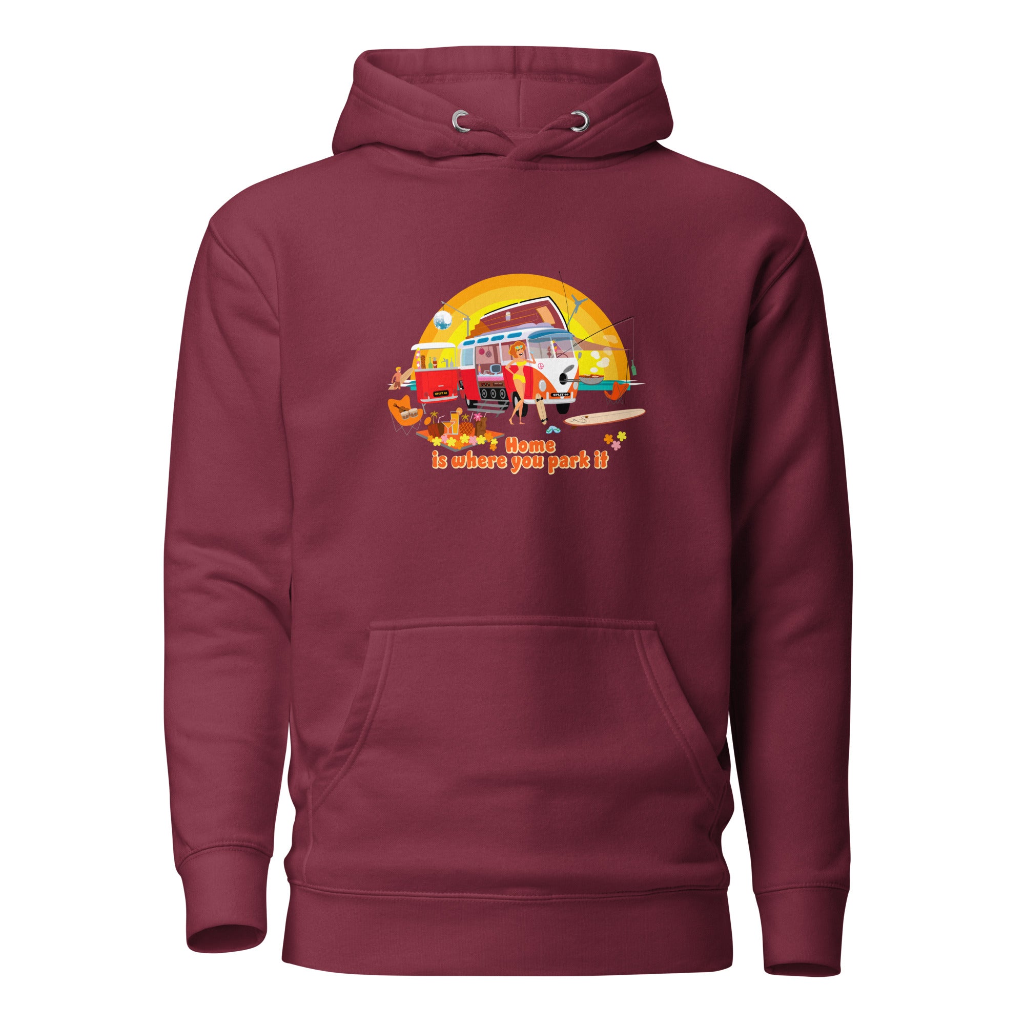 Unisex Cotton Hoodie Ultra Combi Home is where you park it