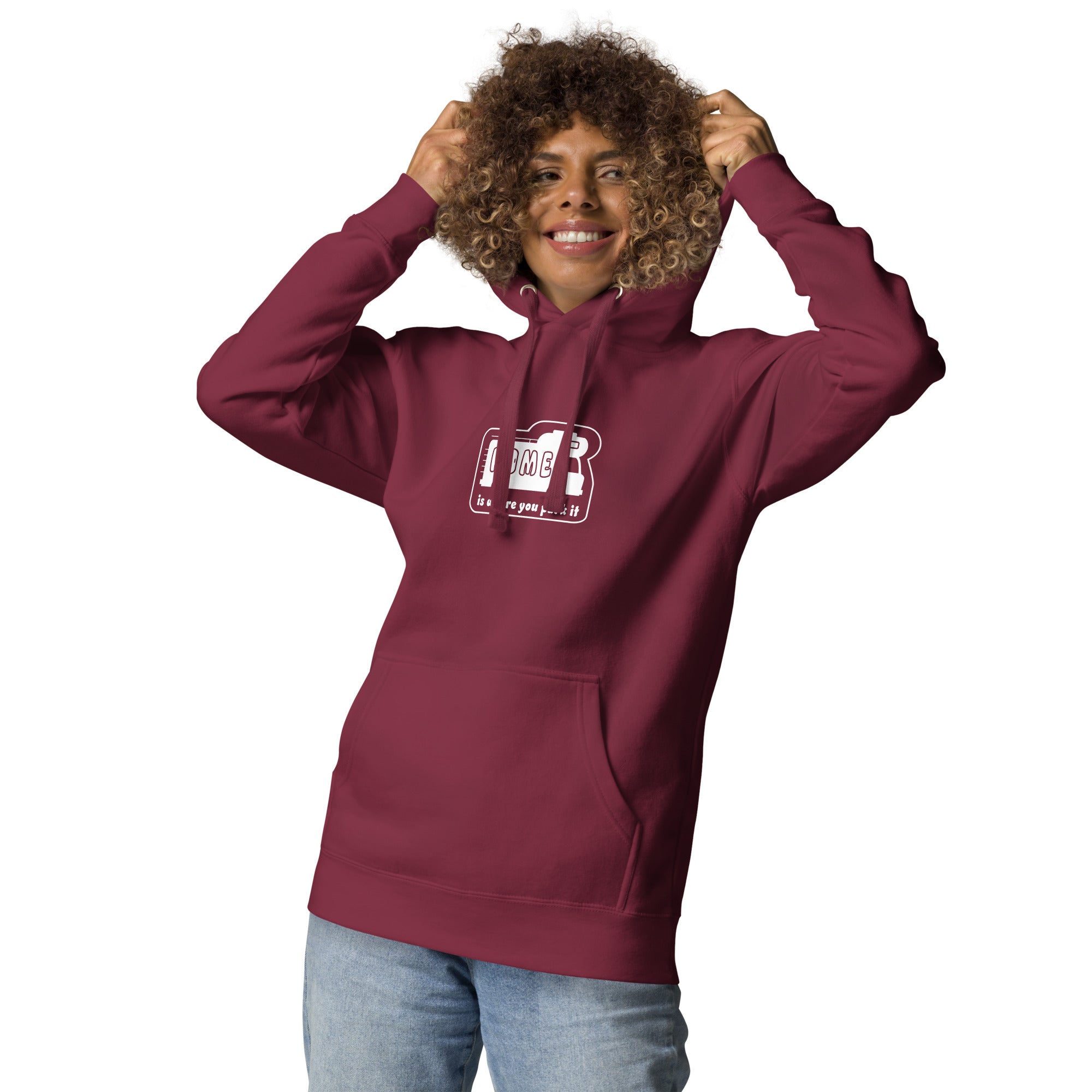 Unisex Cotton Hoodie White Camper Van Home is where you park it