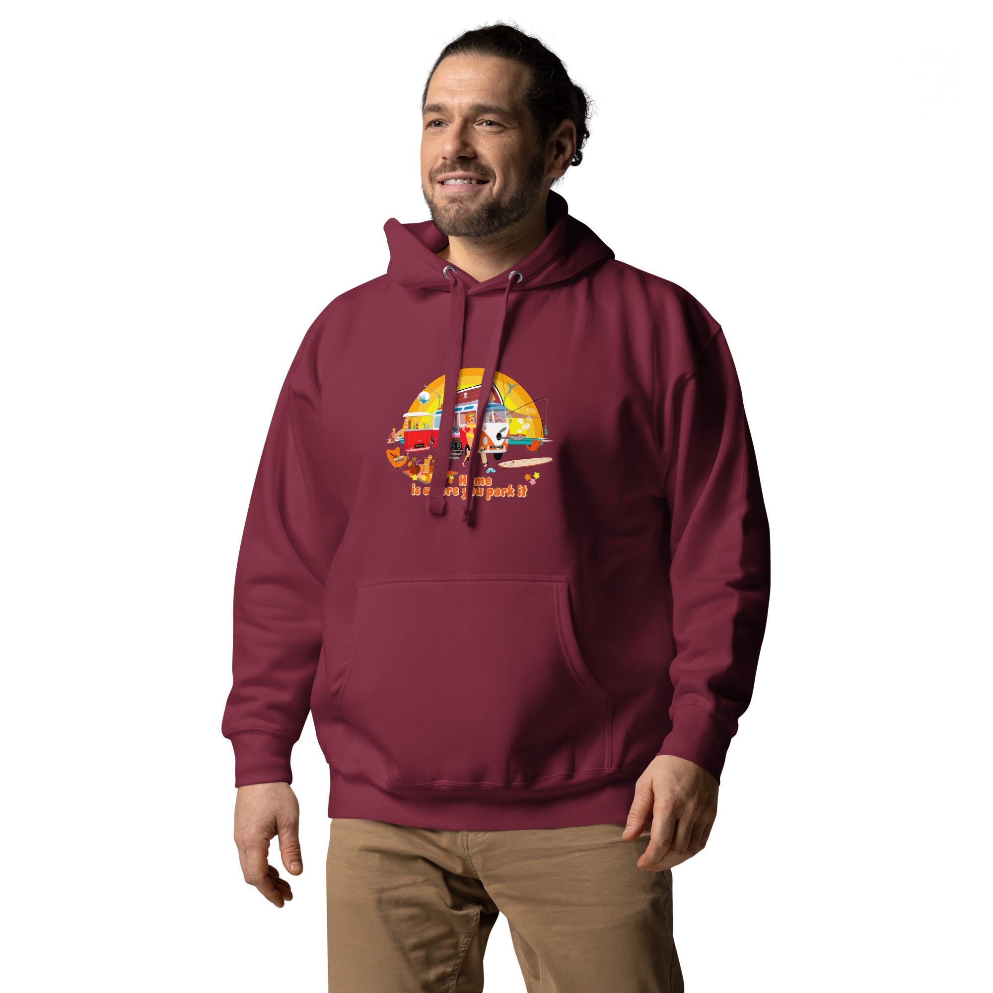 Unisex Cotton Hoodie Ultra Combi Home is where you park it
