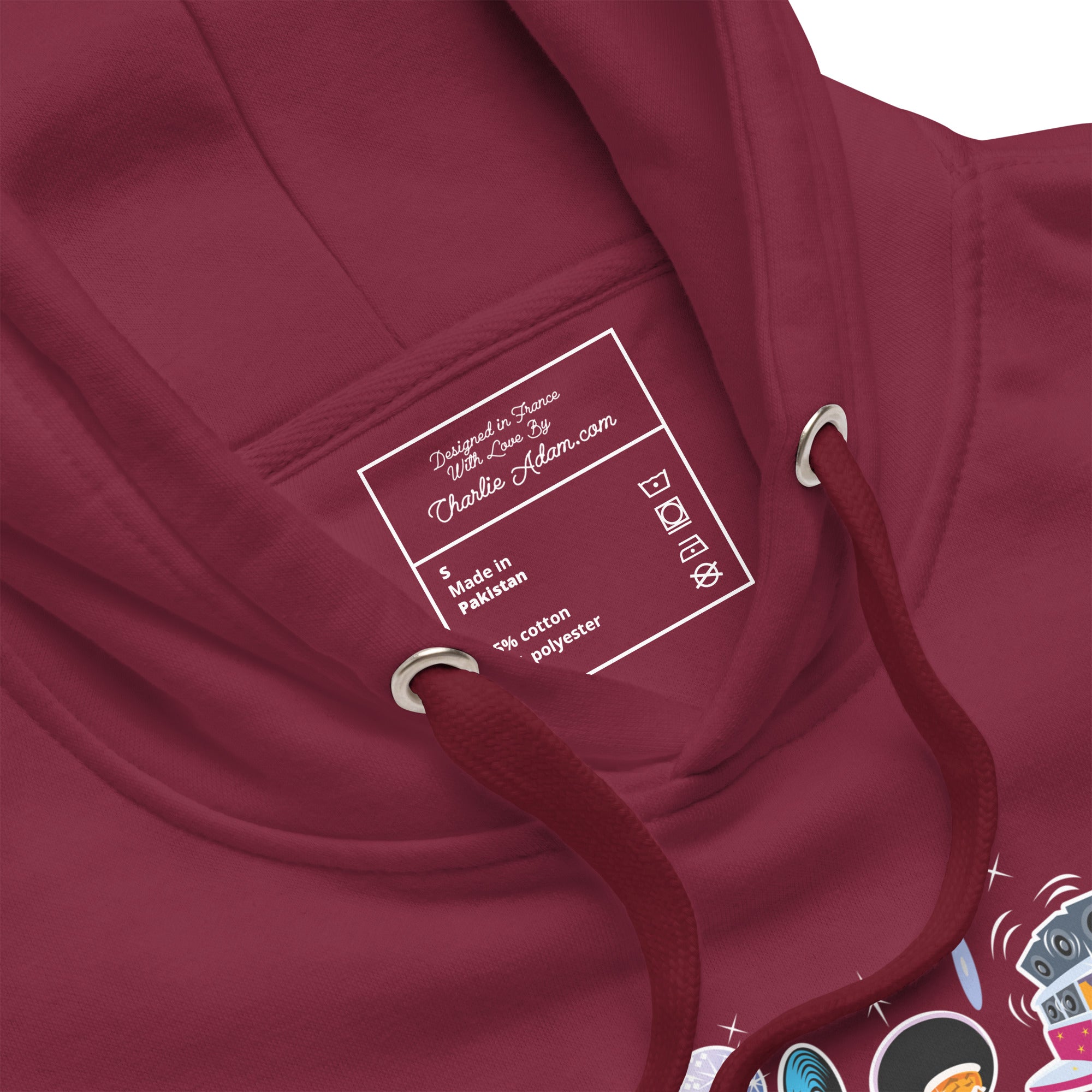 Sweat à capuche unisexe en coton Superboogieman Saves the Party