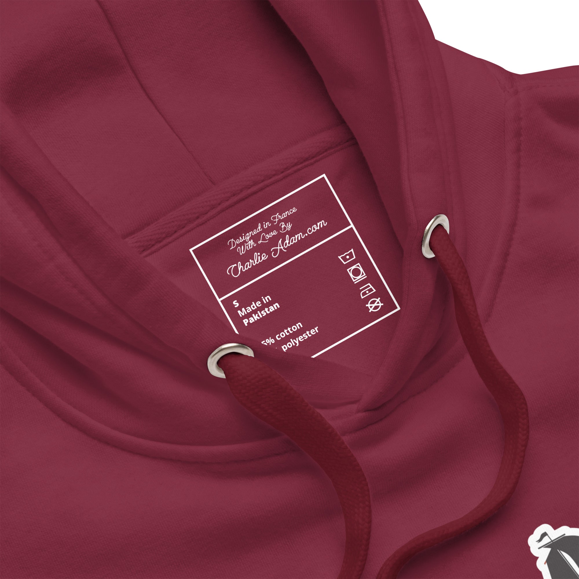 Sweat à capuche unisexe en coton Oh Bonne Mer 3