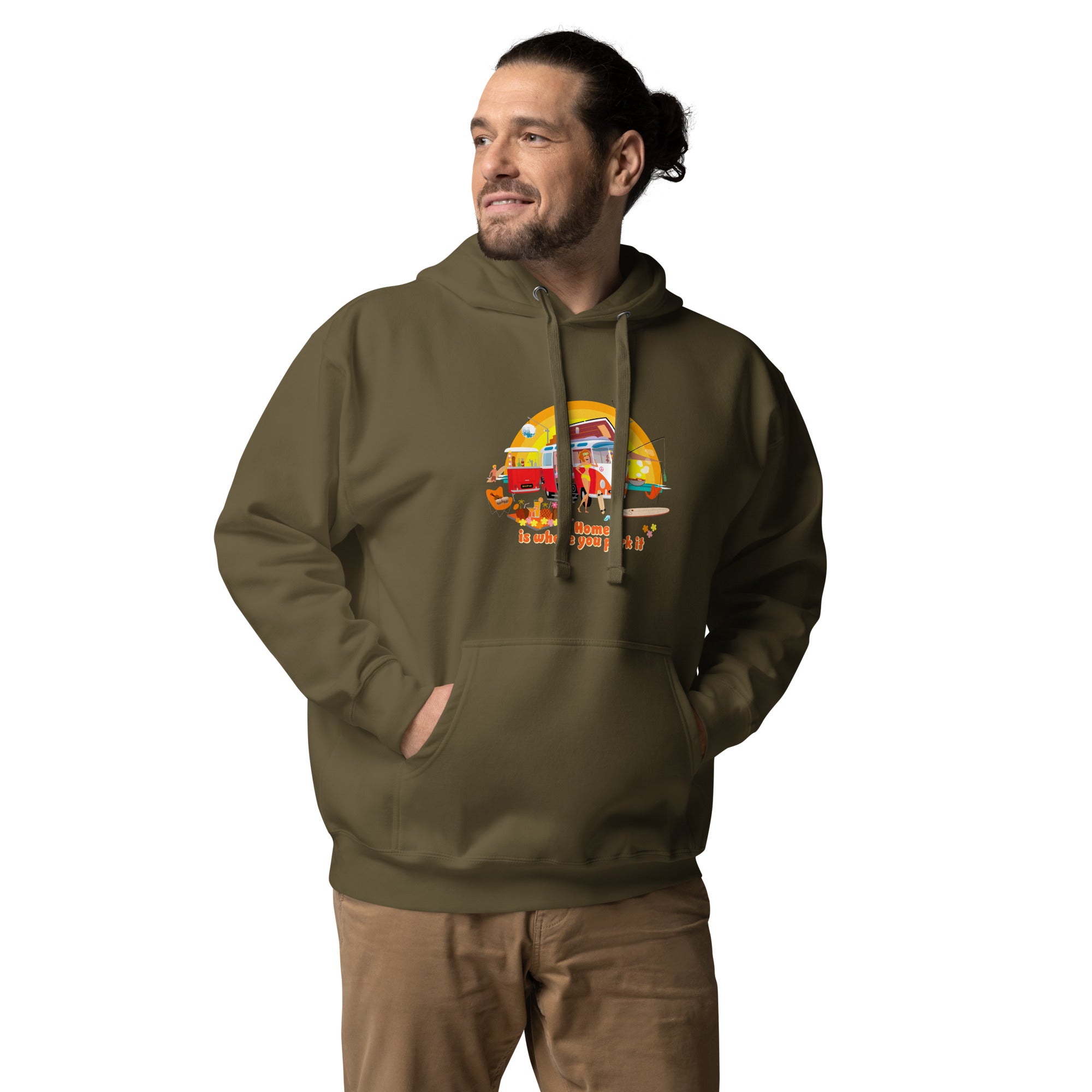 Unisex Cotton Hoodie Ultra Combi Home is where you park it