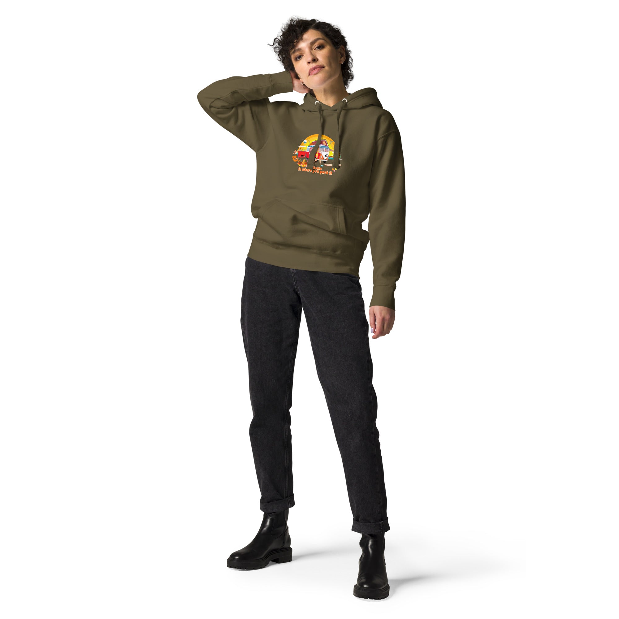 Unisex Cotton Hoodie Ultra Combi Home is where you park it