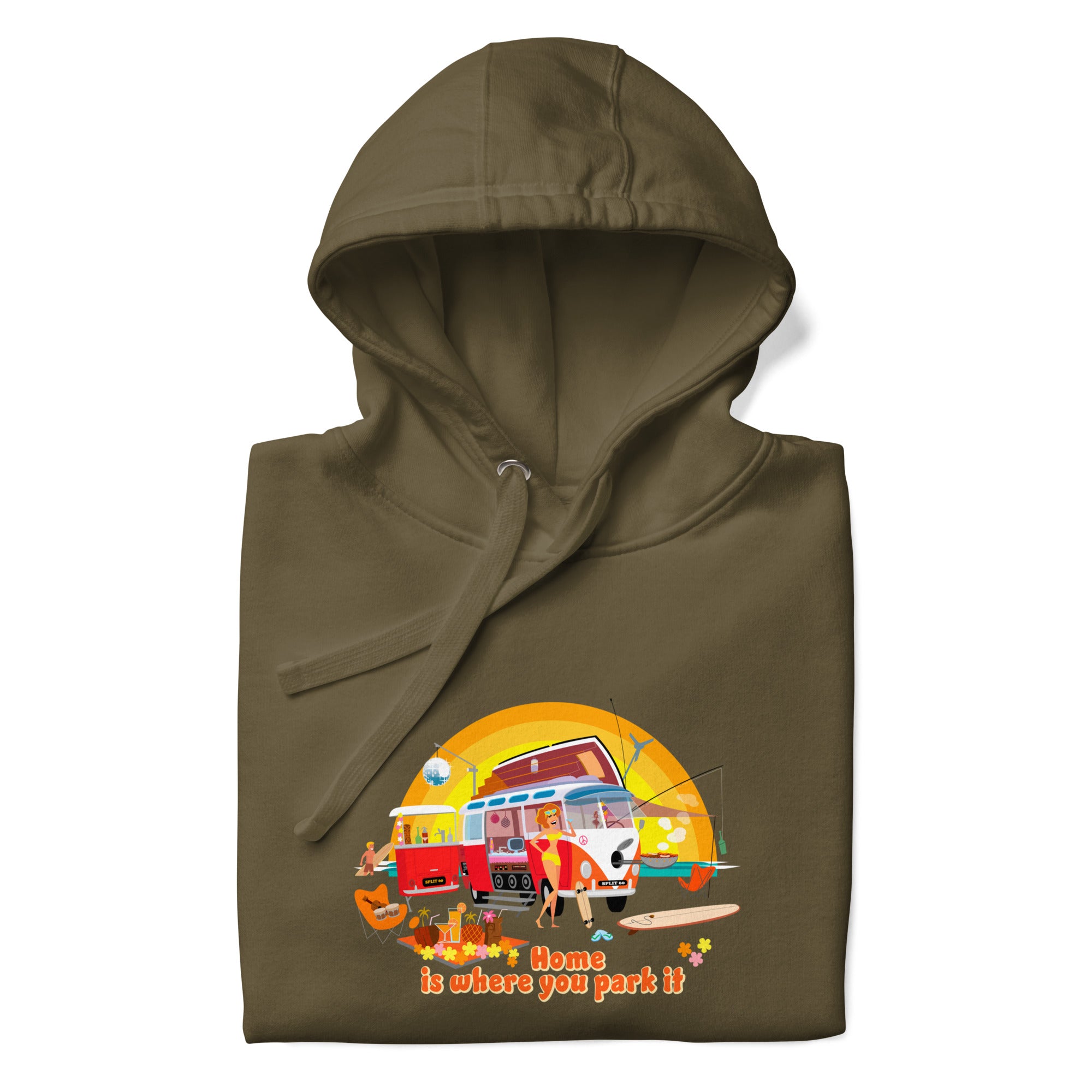 Unisex Cotton Hoodie Ultra Combi Home is where you park it