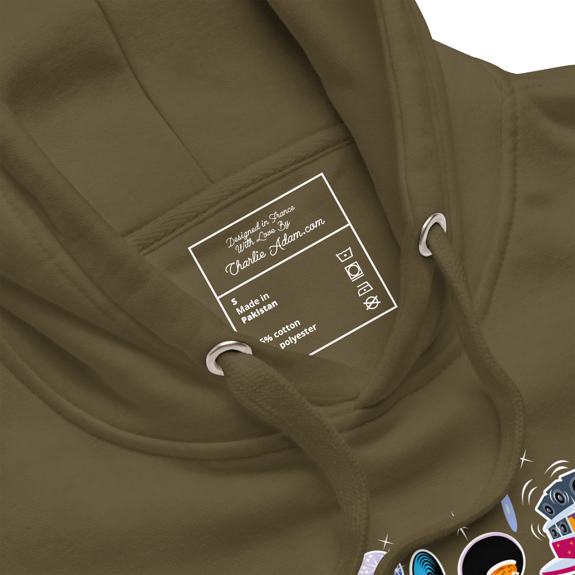 Sweat à capuche unisexe en coton Superboogieman Saves the Party