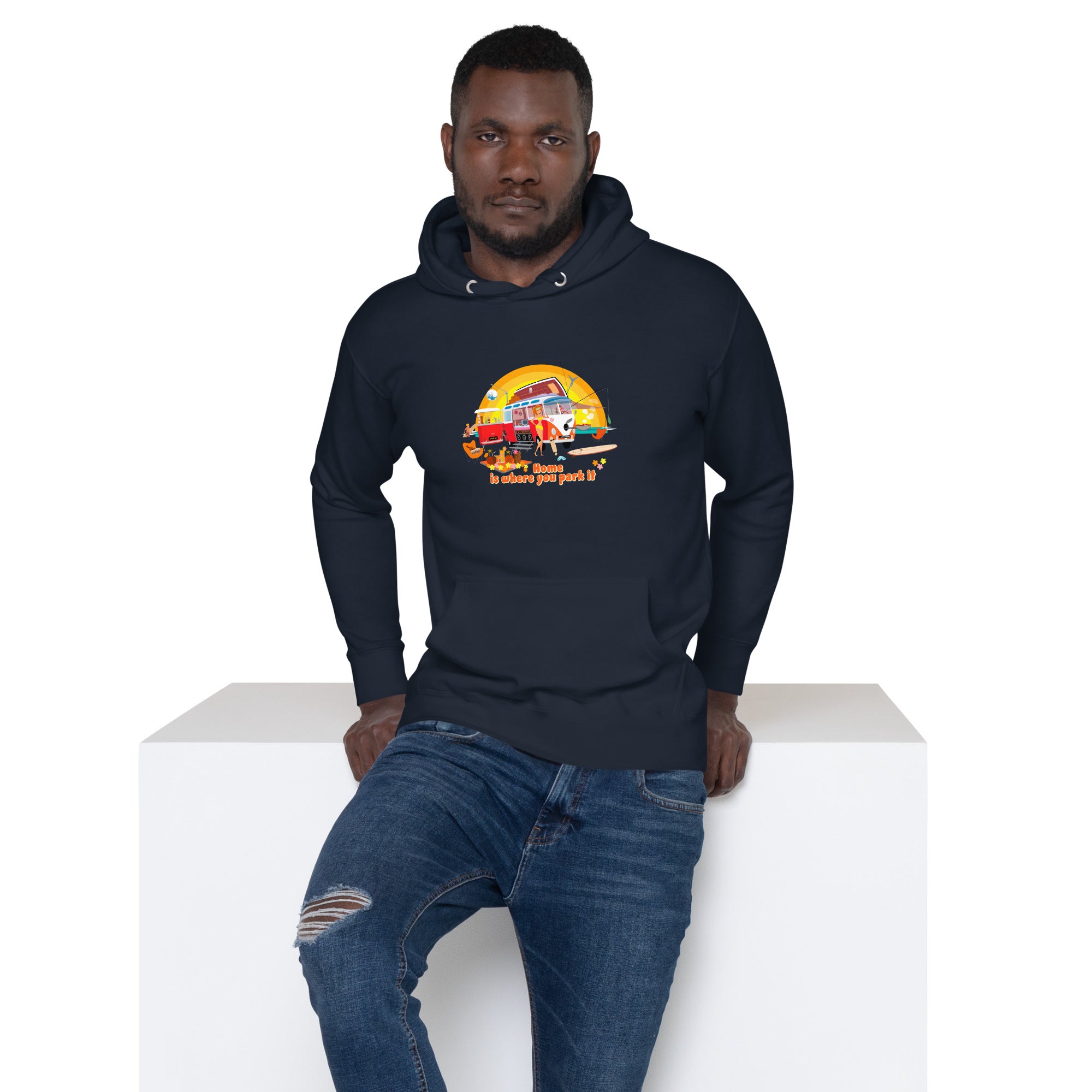 Unisex Cotton Hoodie Ultra Combi Home is where you park it