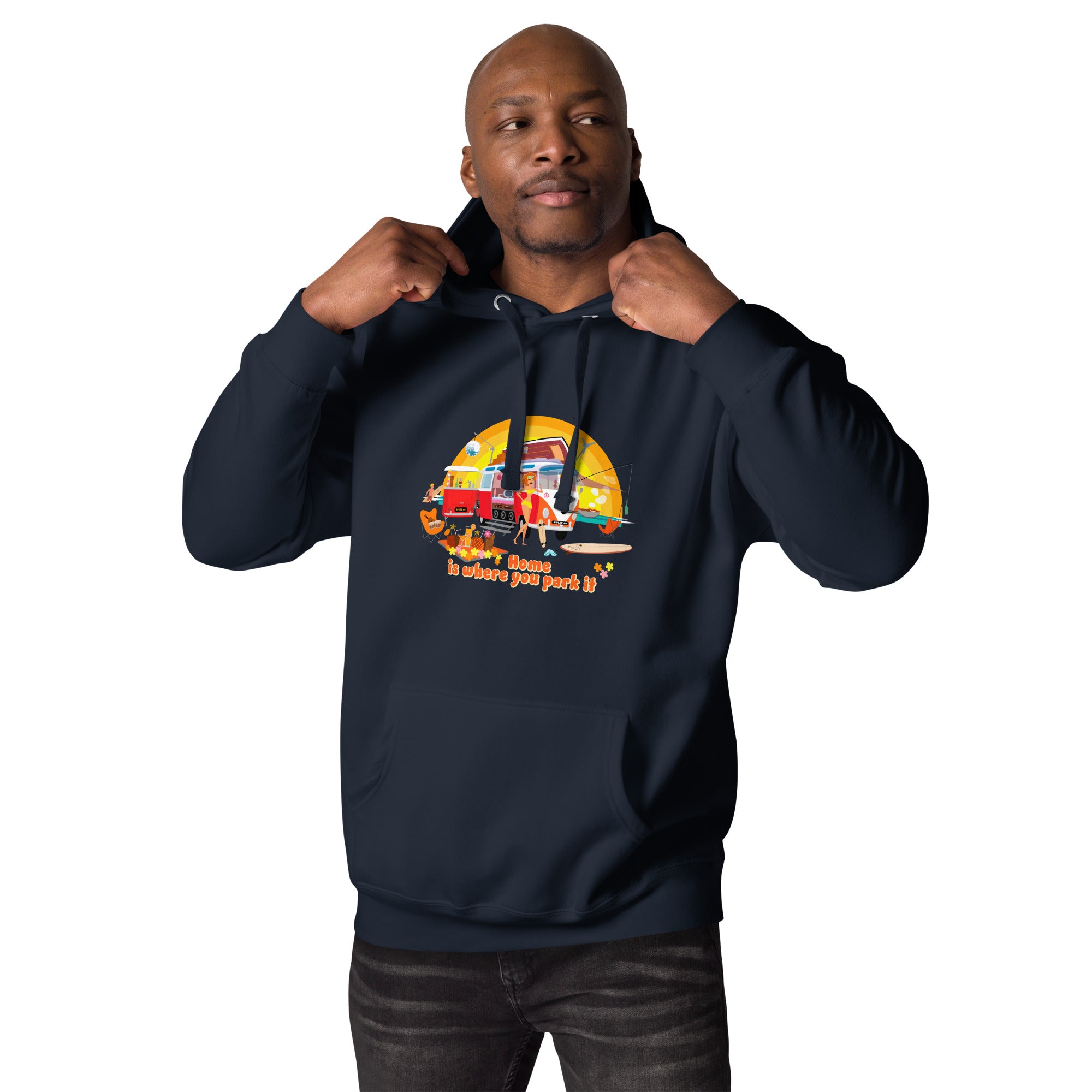 Unisex Cotton Hoodie Ultra Combi Home is where you park it