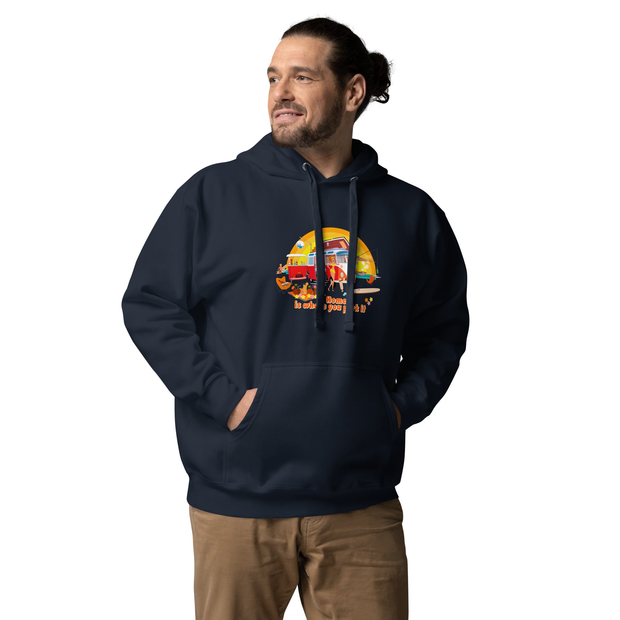 Unisex Cotton Hoodie Ultra Combi Home is where you park it