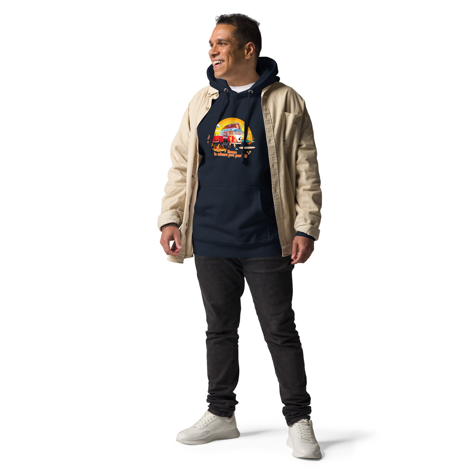Unisex Cotton Hoodie Ultra Combi Home is where you park it