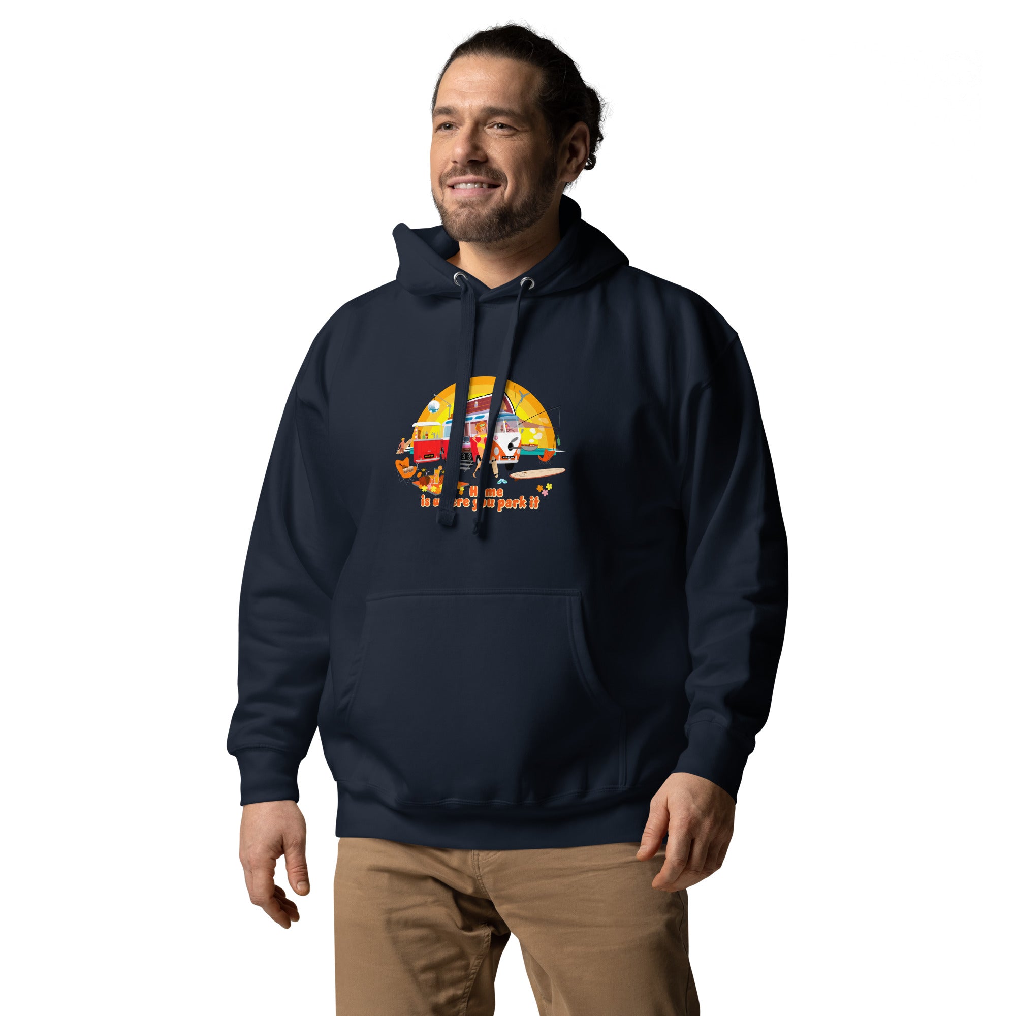 Unisex Cotton Hoodie Ultra Combi Home is where you park it