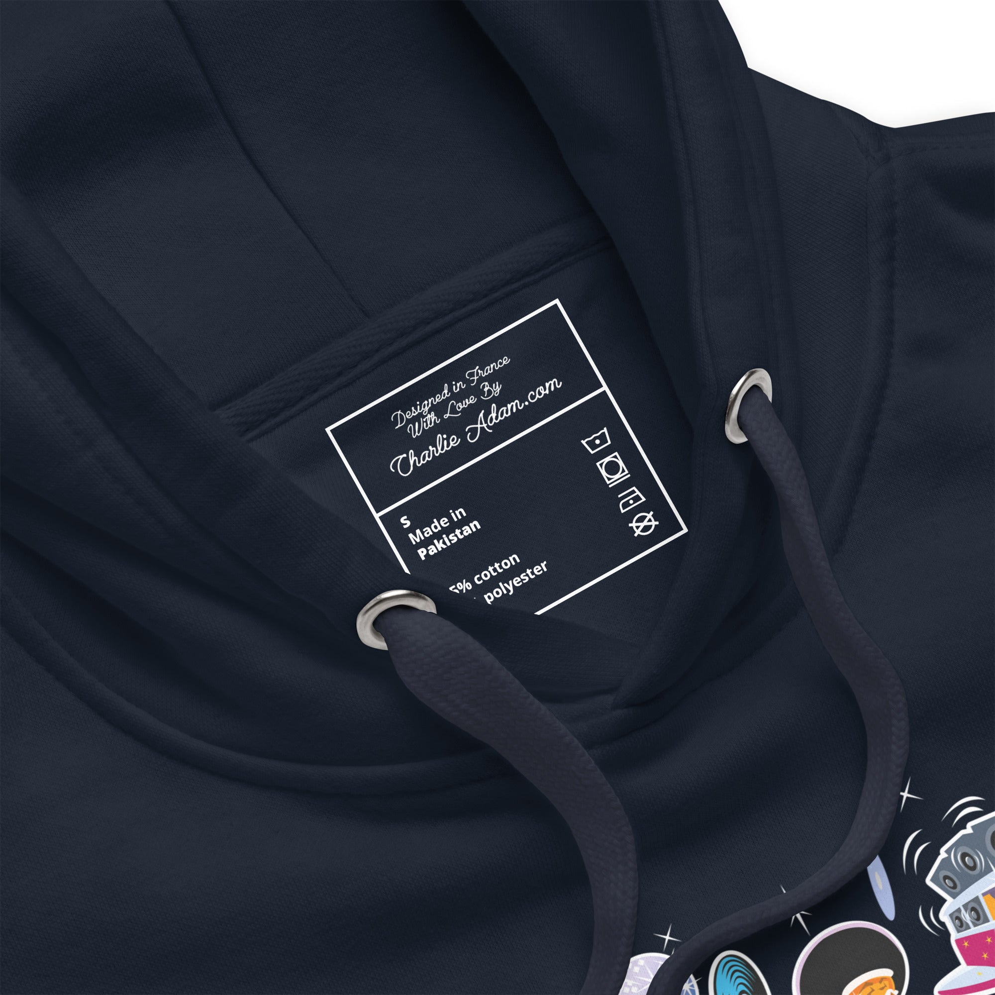 Sweat à capuche unisexe en coton Superboogieman Saves the Party