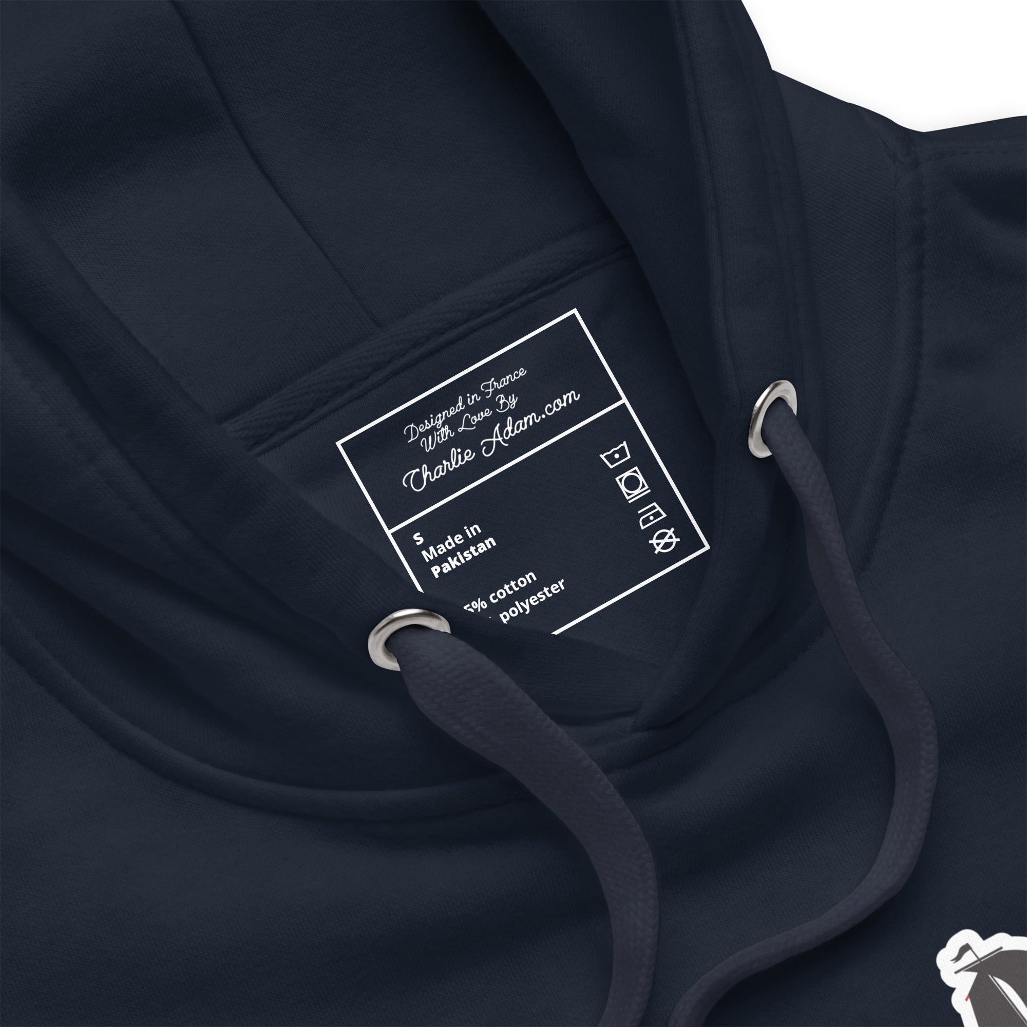 Sweat à capuche unisexe en coton Oh Bonne Mer 3