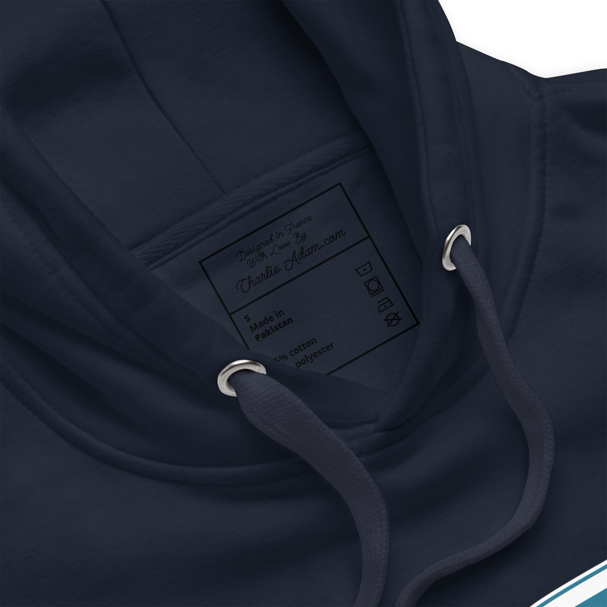 Unisex Cotton Hoodie Blue Camper Van Home is where you park it
